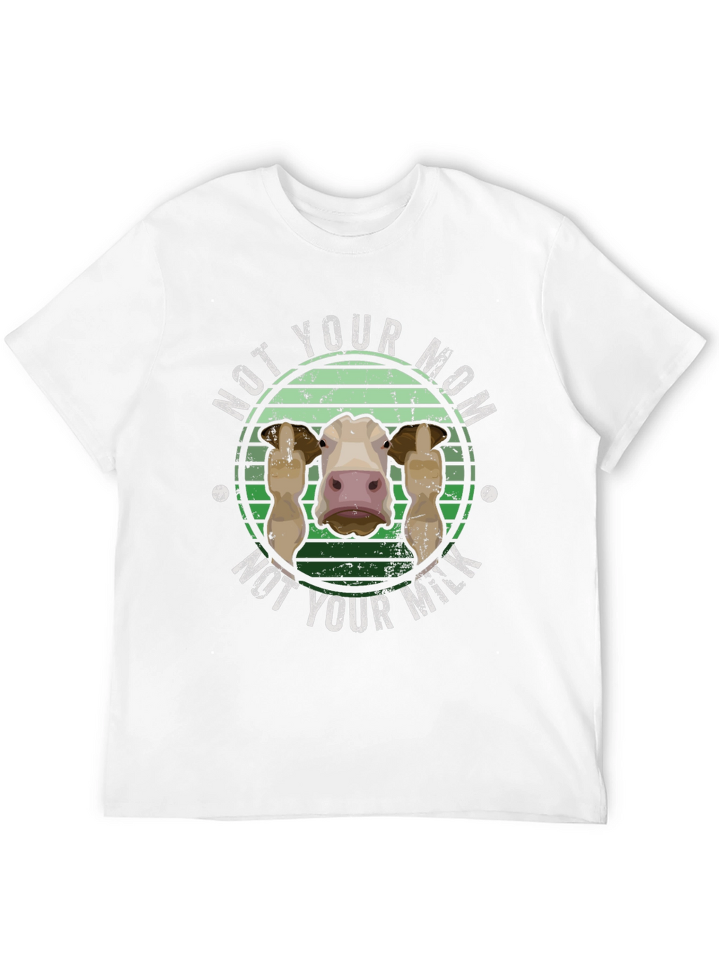 Vegan Not Your Mom Not Your Milk Graphic Tee