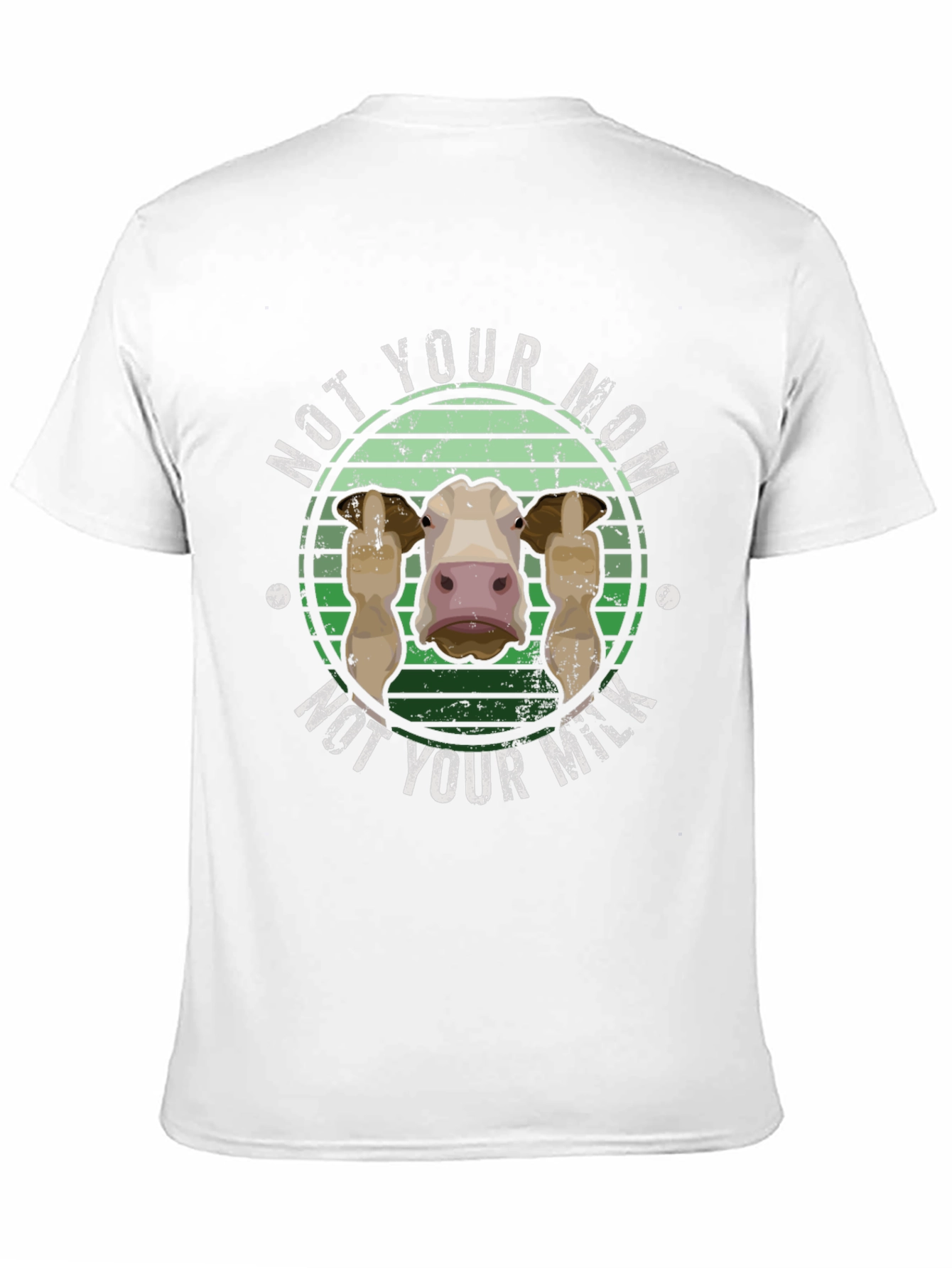 Vegan Not Your Mom Not Your Milk Graphic Tee