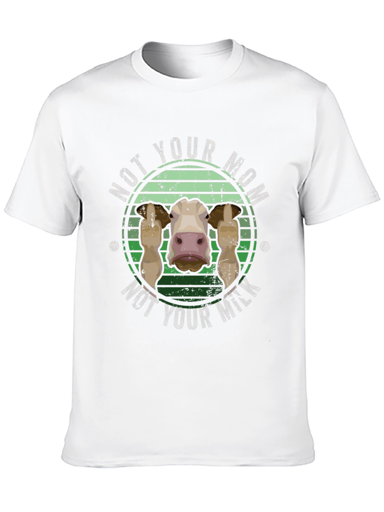 Vegan Not Your Mom Not Your Milk Graphic Tee
