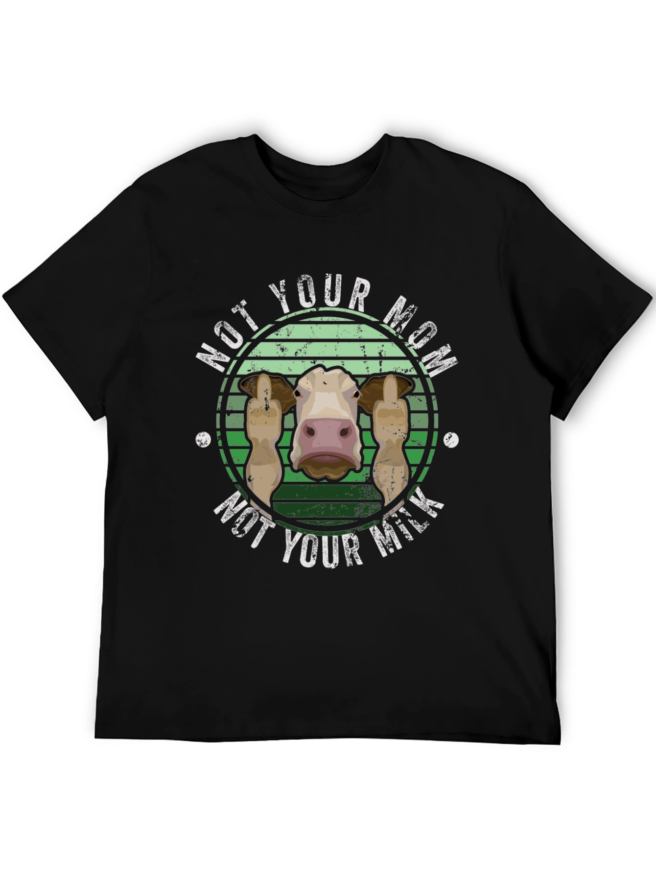 Vegan Not Your Mom Not Your Milk Graphic Tee