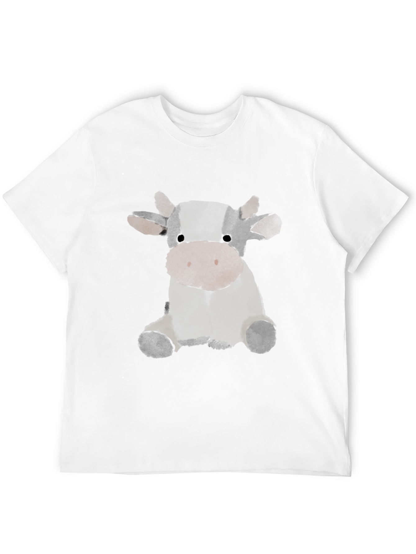 Cow Graphic Black T-Shirt