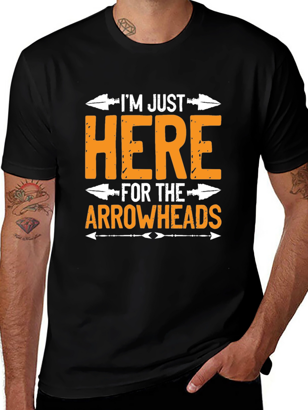 Arrowhead Hunter T-Shirt - Novelty Graphic Tee