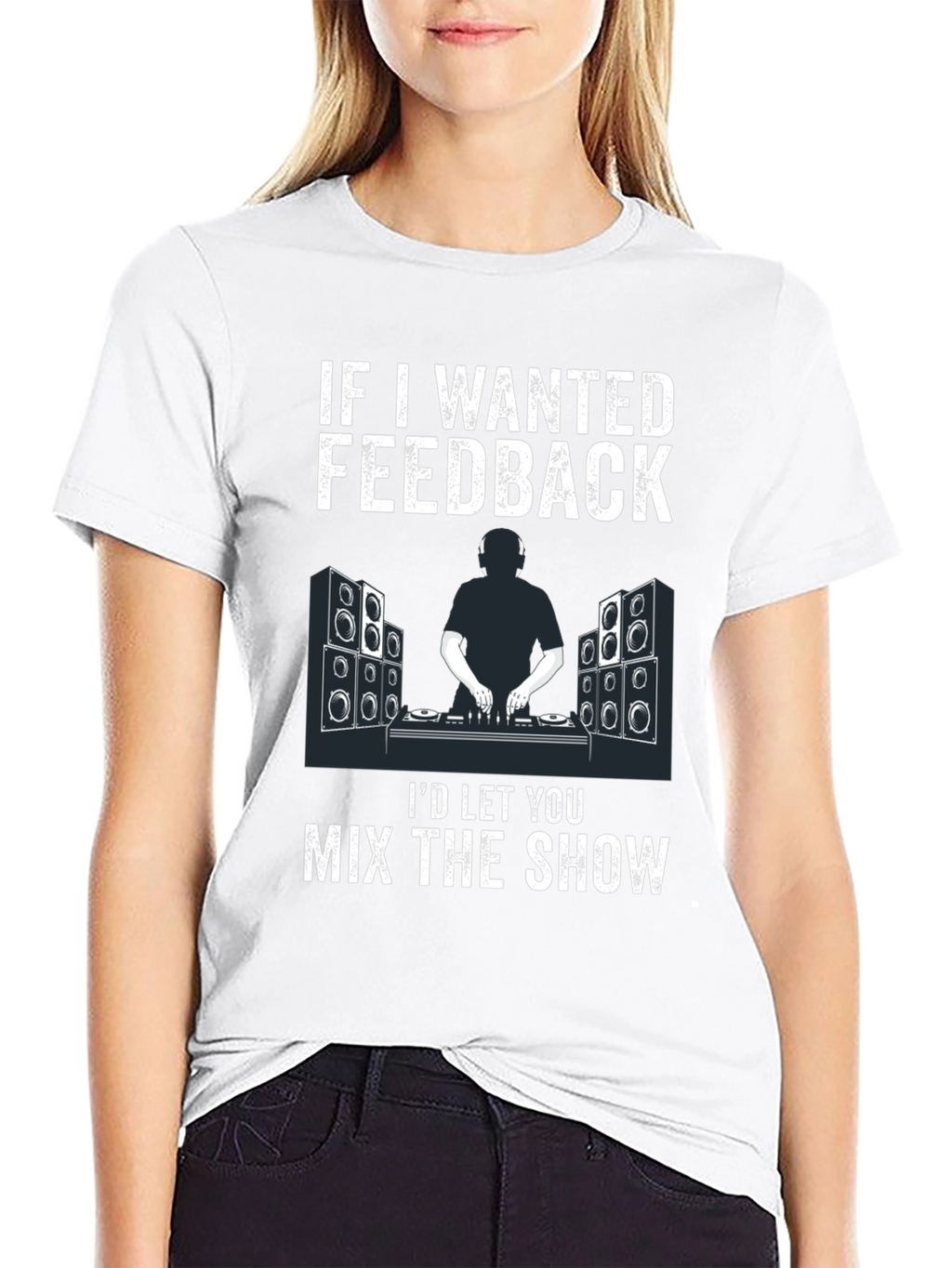 DJ Feedback T-Shirt - Music Mixer Design