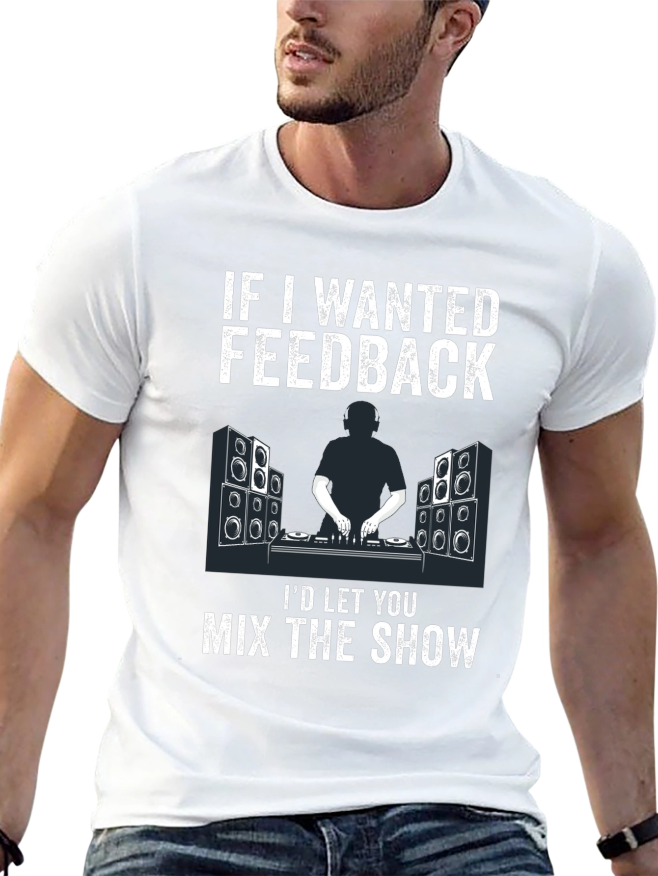 DJ Feedback T-Shirt - Music Mixer Design