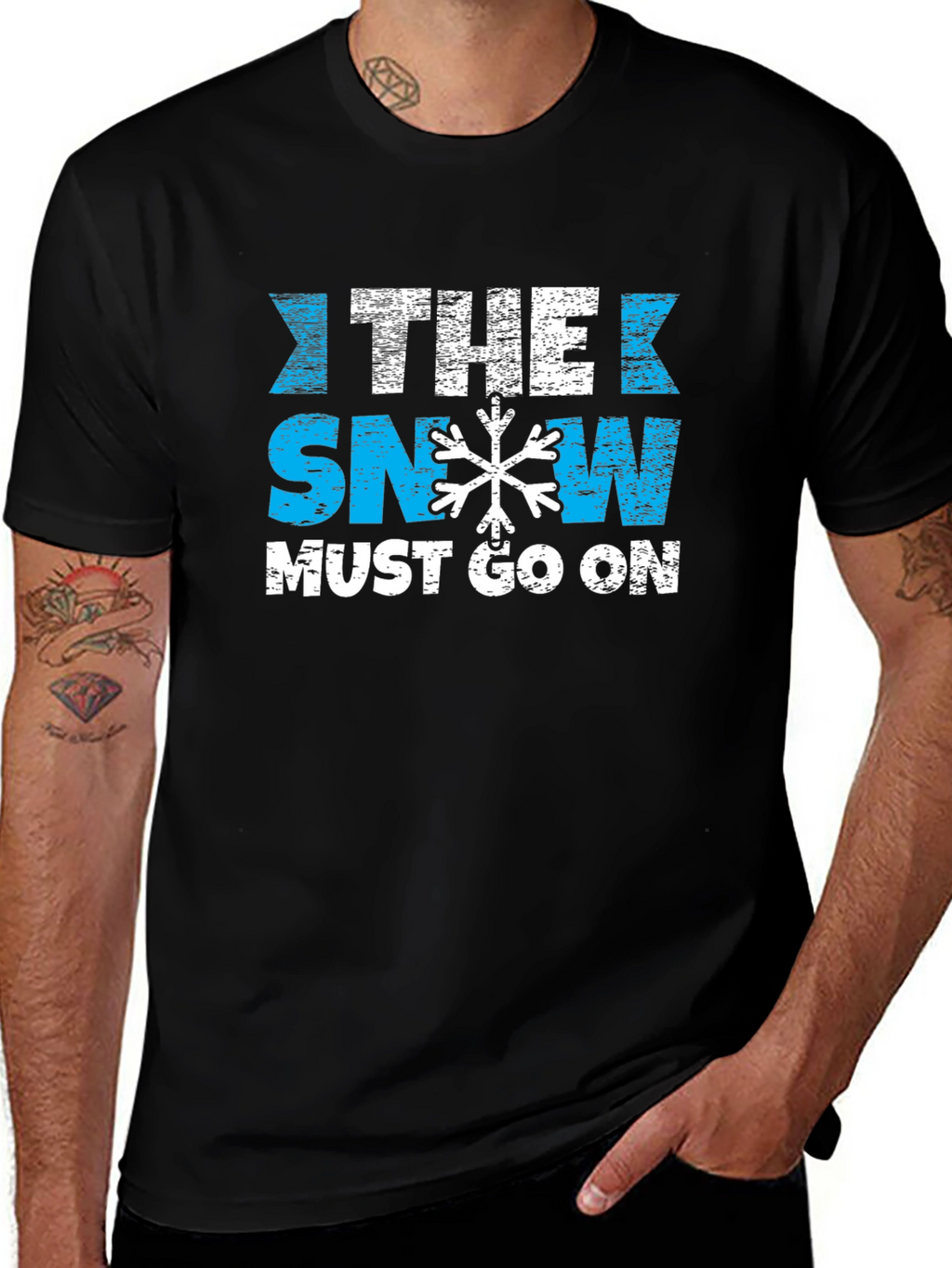 The Snow Must Go On Graphic T-Shirt