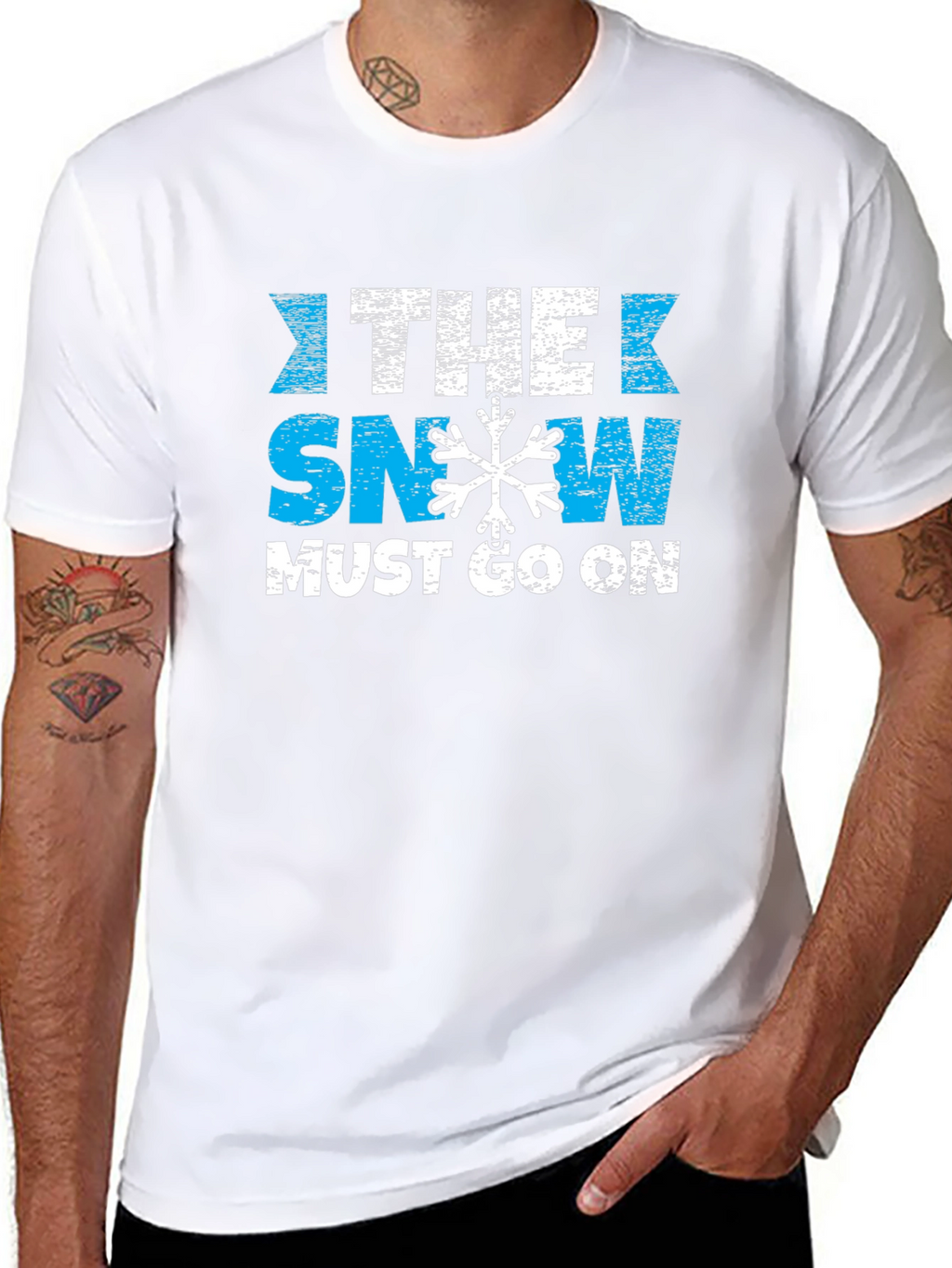 The Snow Must Go On Graphic T-Shirt