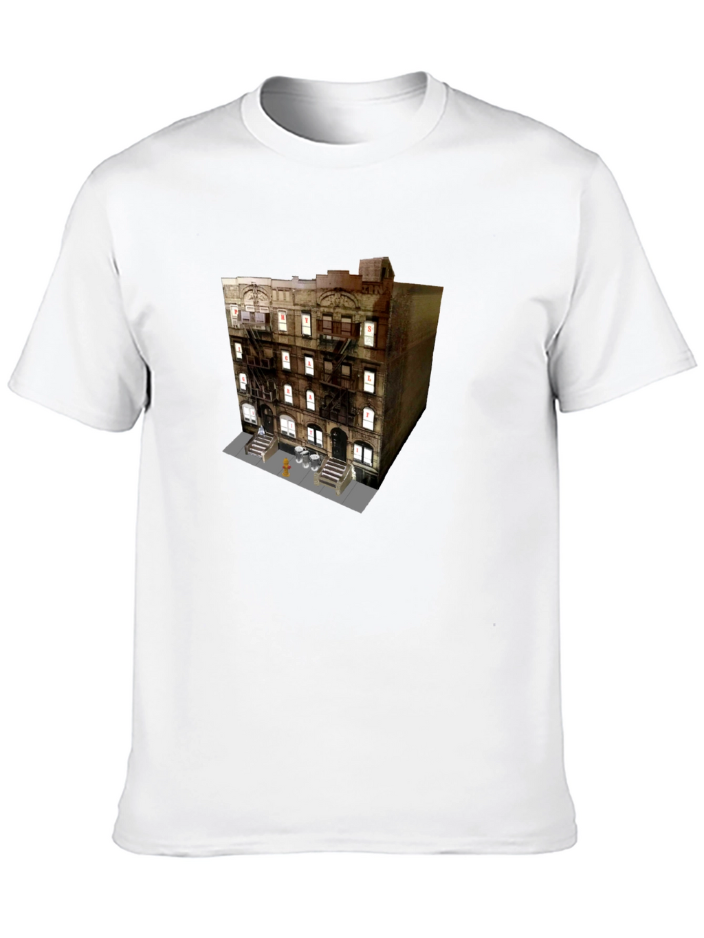 Urban Building Graphic Tee - Cityscape Style