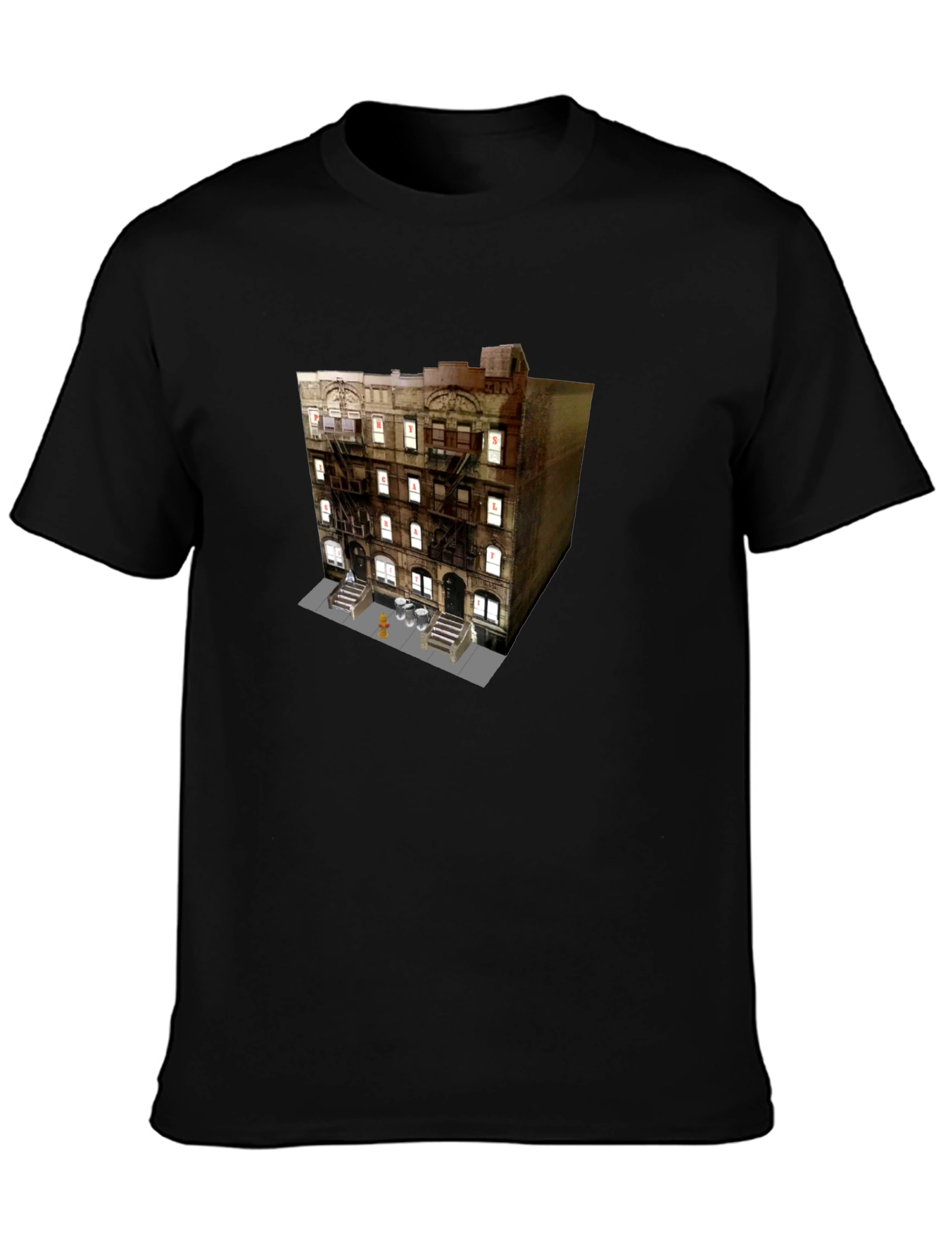 Urban Building Graphic Tee - Cityscape Style