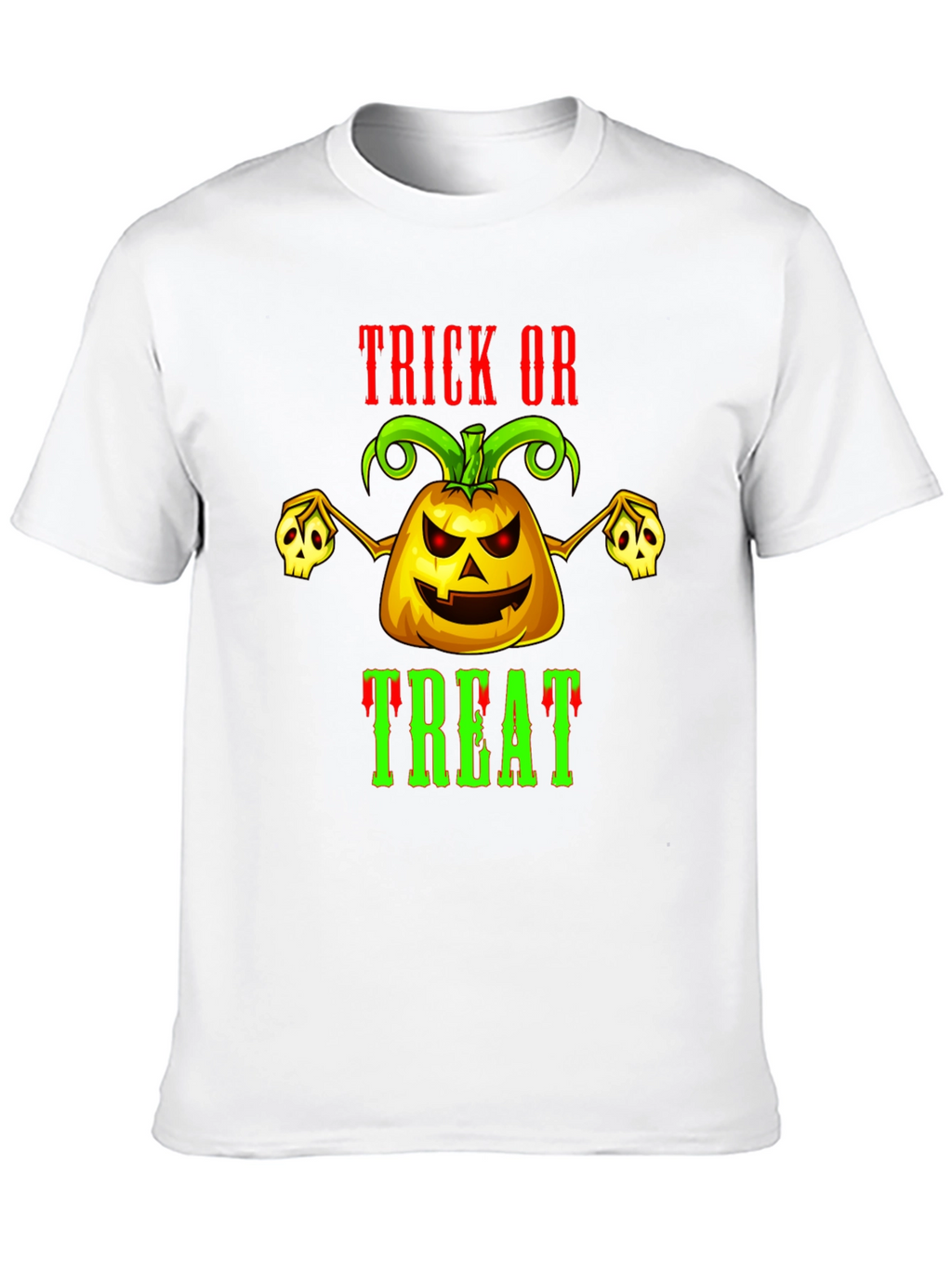 Halloween Trick or Treat Pumpkin Graphic Tee