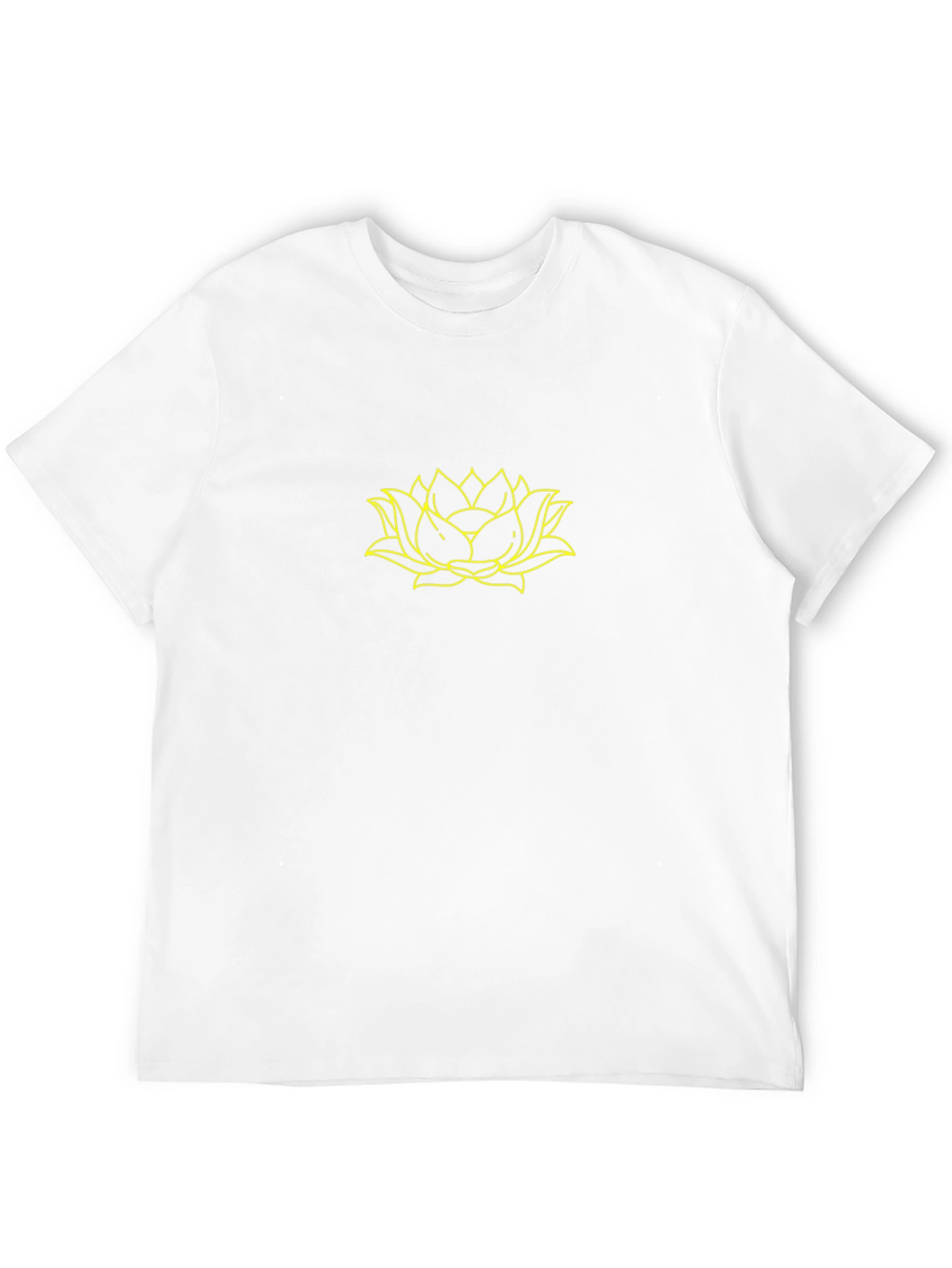 Lotus Flower Graphic Tee - Black