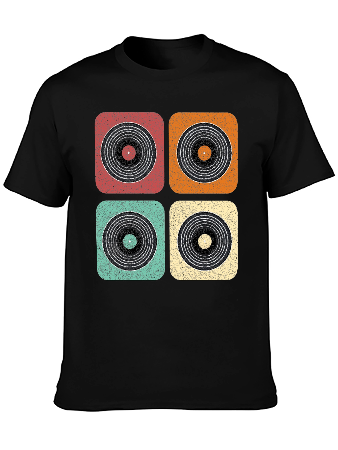 Retro Record Player T-Shirt - Vinyl Music Tee