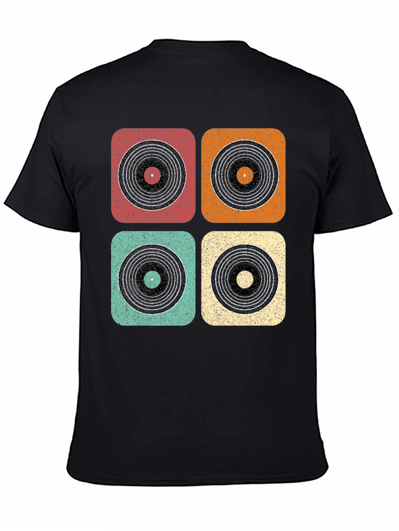 Retro Record Player T-Shirt - Vinyl Music Tee