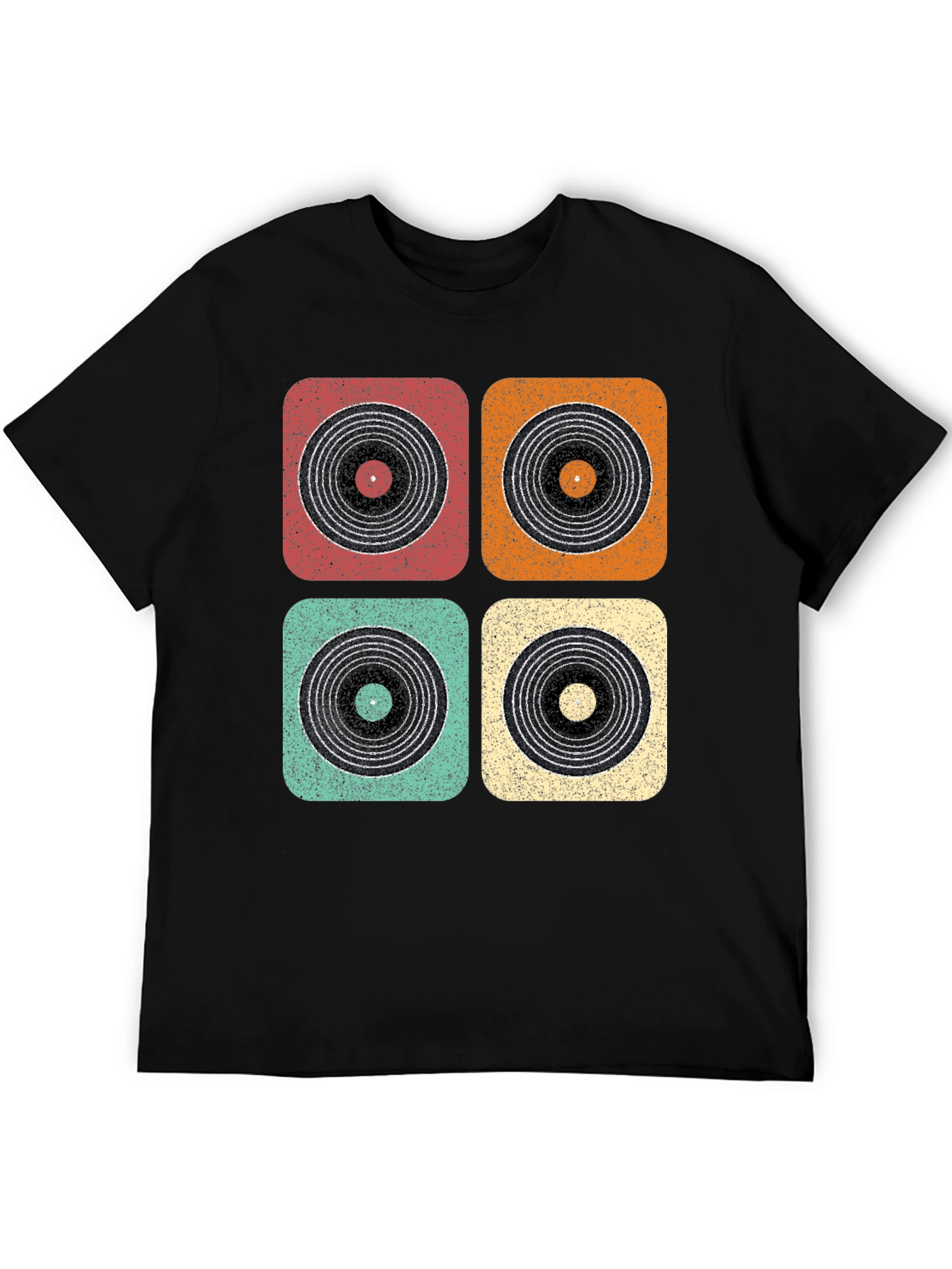 Retro Record Player T-Shirt - Vinyl Music Tee