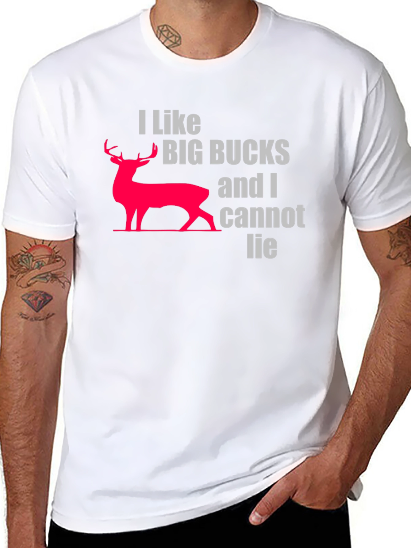 I Like Big Bucks T-Shirt - Hunting Graphic Tee