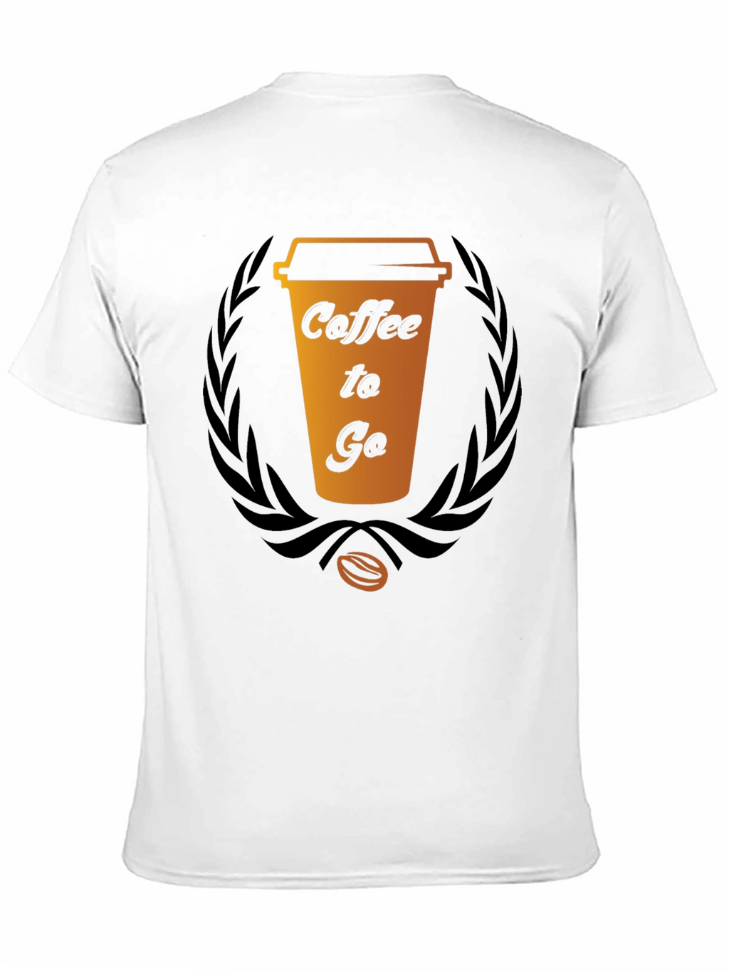 Coffee To Go Graphic Tee - Black Cotton T-Shirt