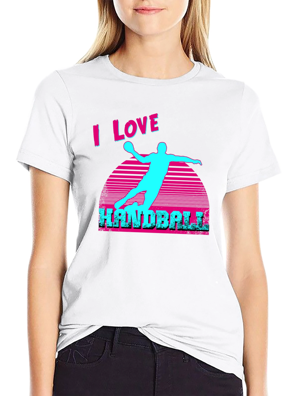 I Love Handball Graphic T-Shirt