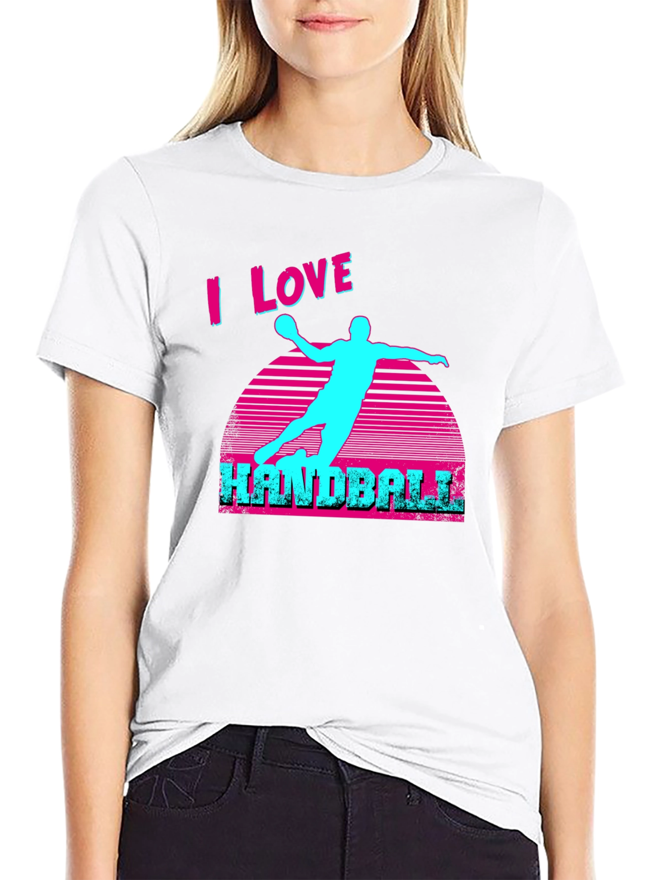 I Love Handball Graphic T-Shirt