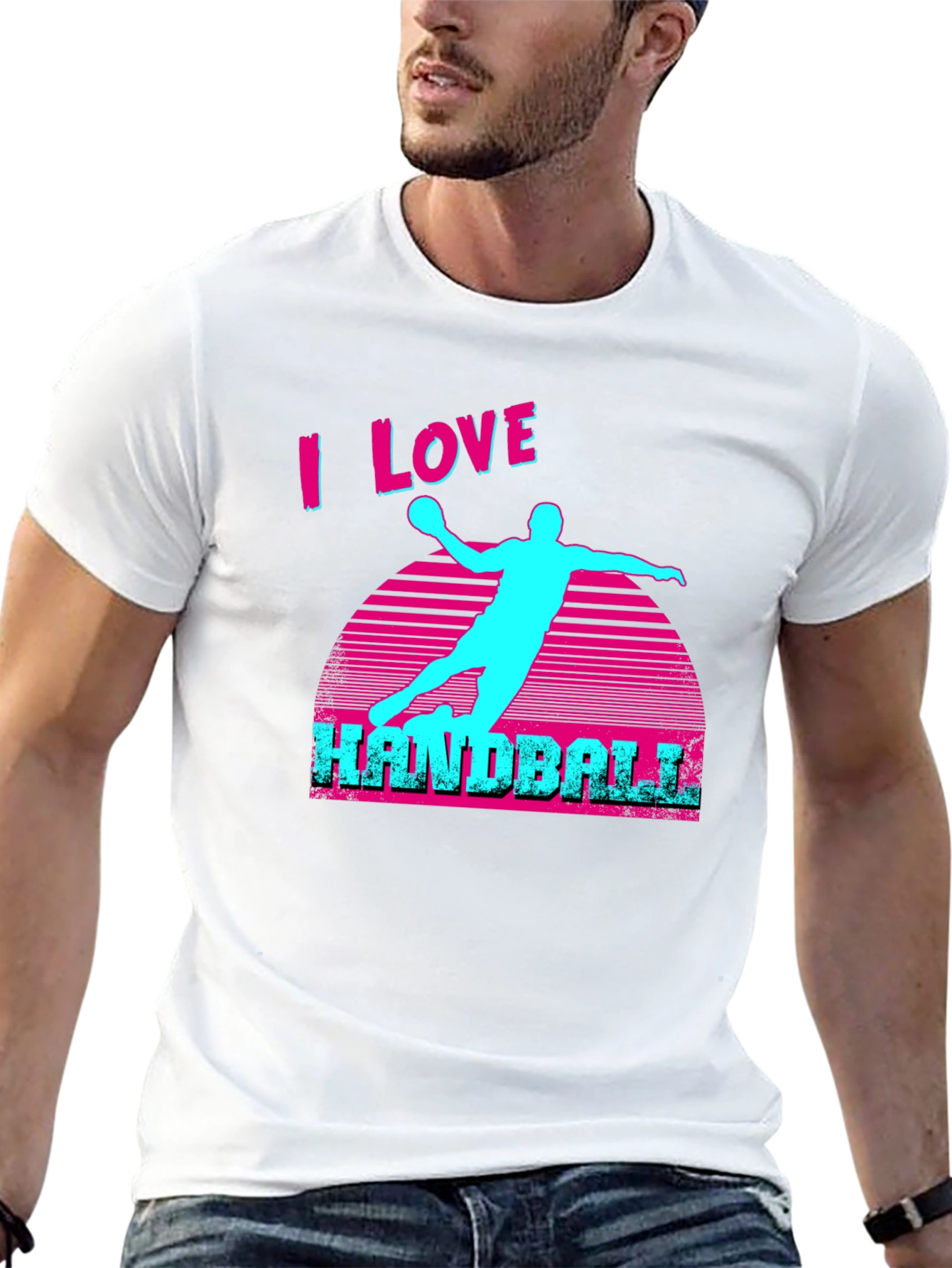 I Love Handball Graphic T-Shirt