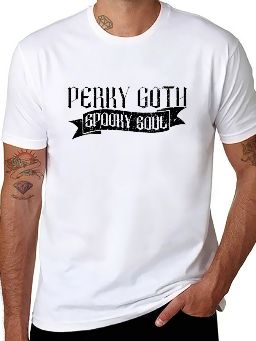 Perky Goth Spooky Soul Graphic Tee - Black