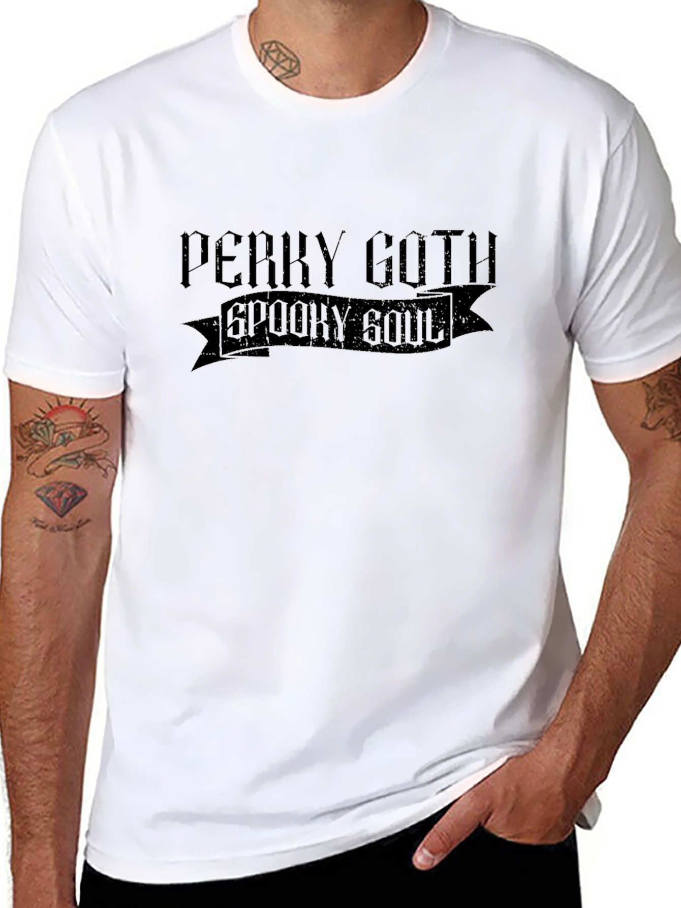 Perky Goth Spooky Soul Graphic Tee - Black