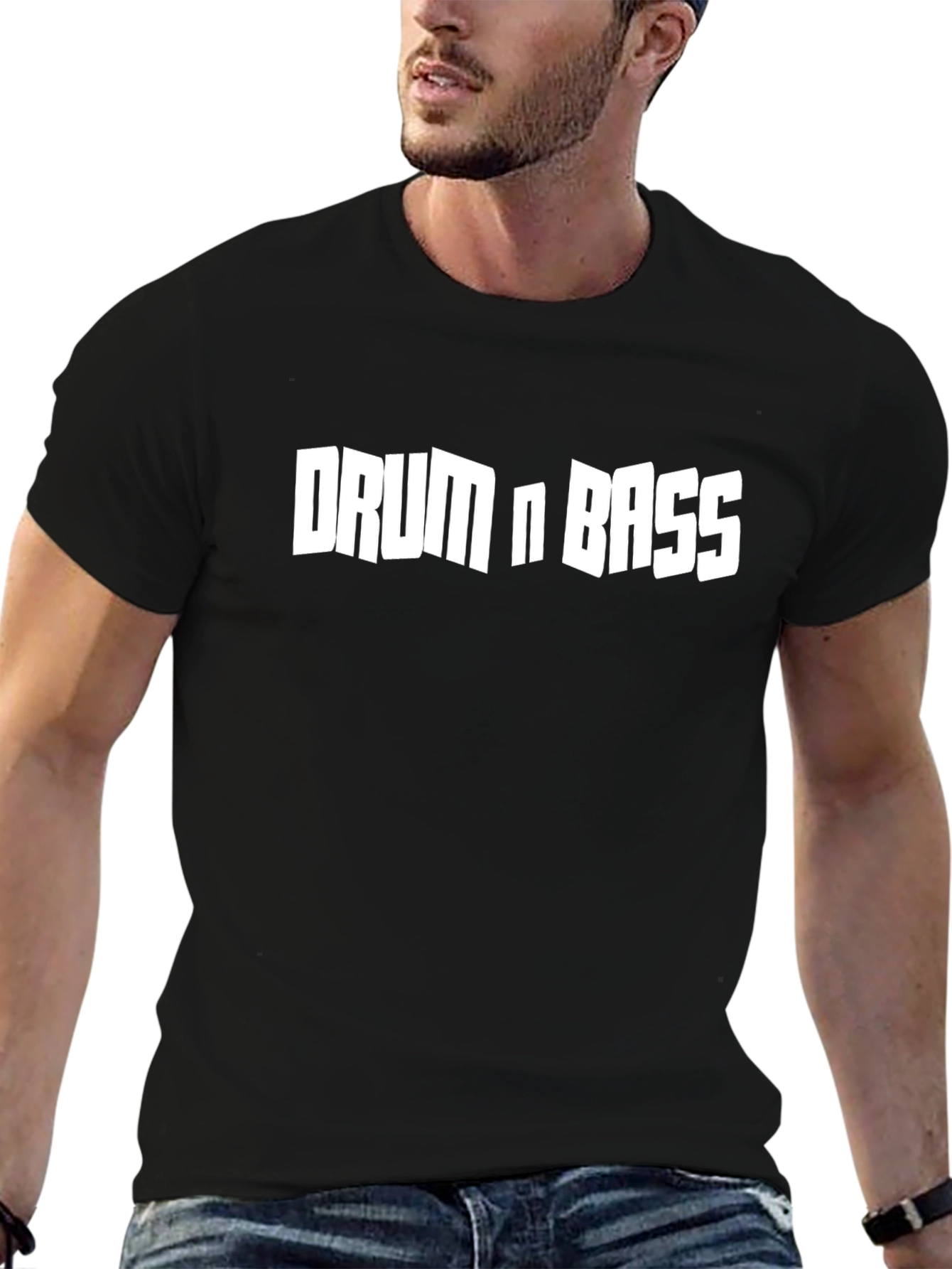 Drum n Bass Black T-Shirt - Music Inspired Apparel
