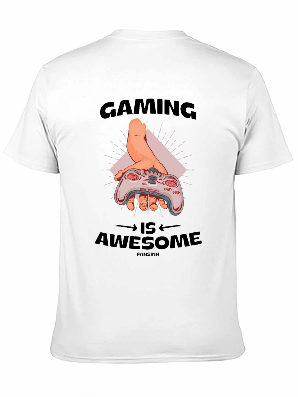 Gaming Is Awesome Black T-Shirt