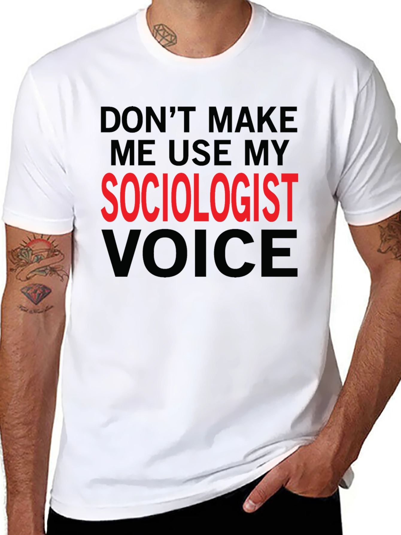 Sociologist Voice T-Shirt Funny Sociologist Gift