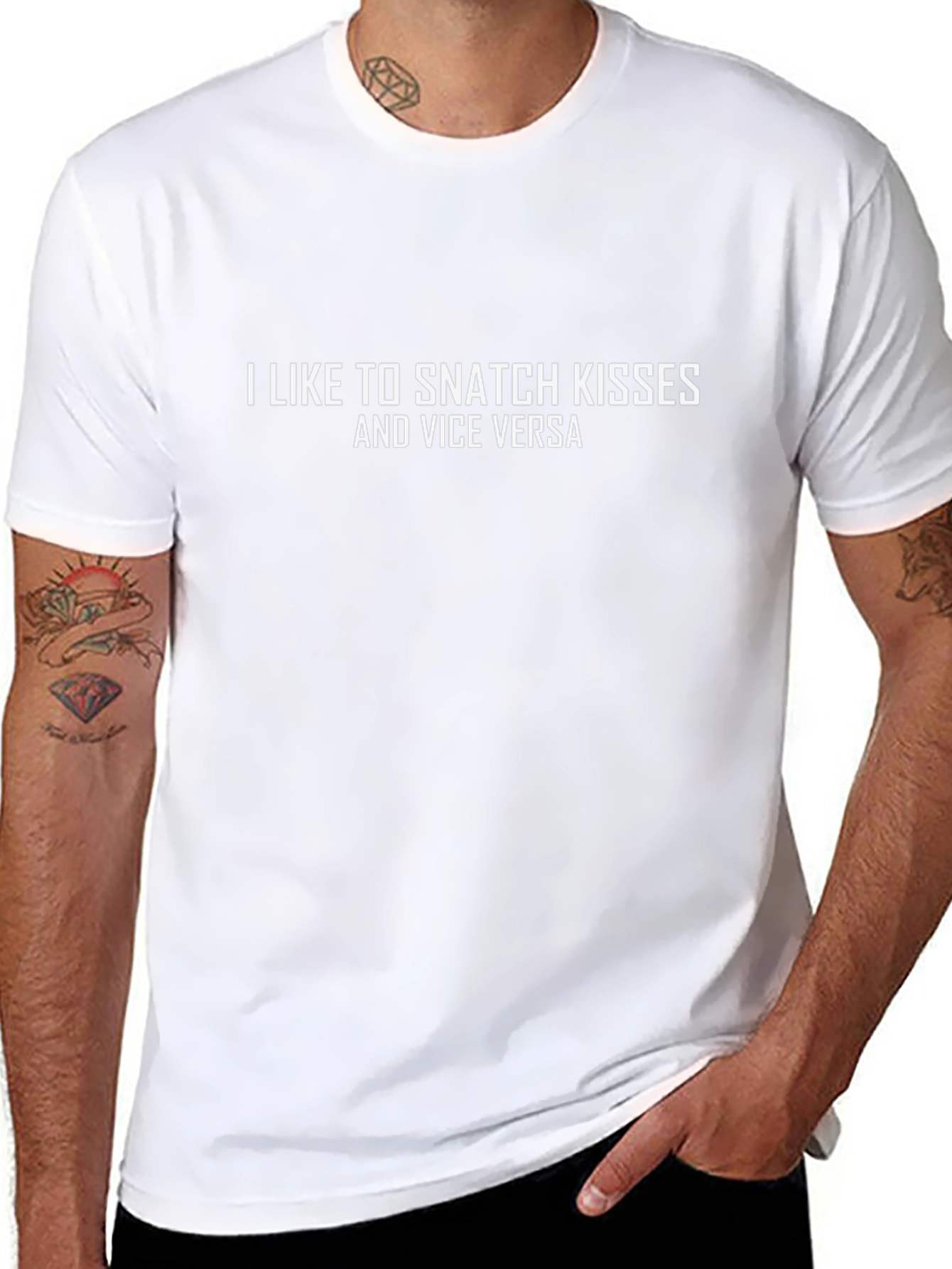 Snatch Kisses Graphic Tee - Funny Statement T-Shirt