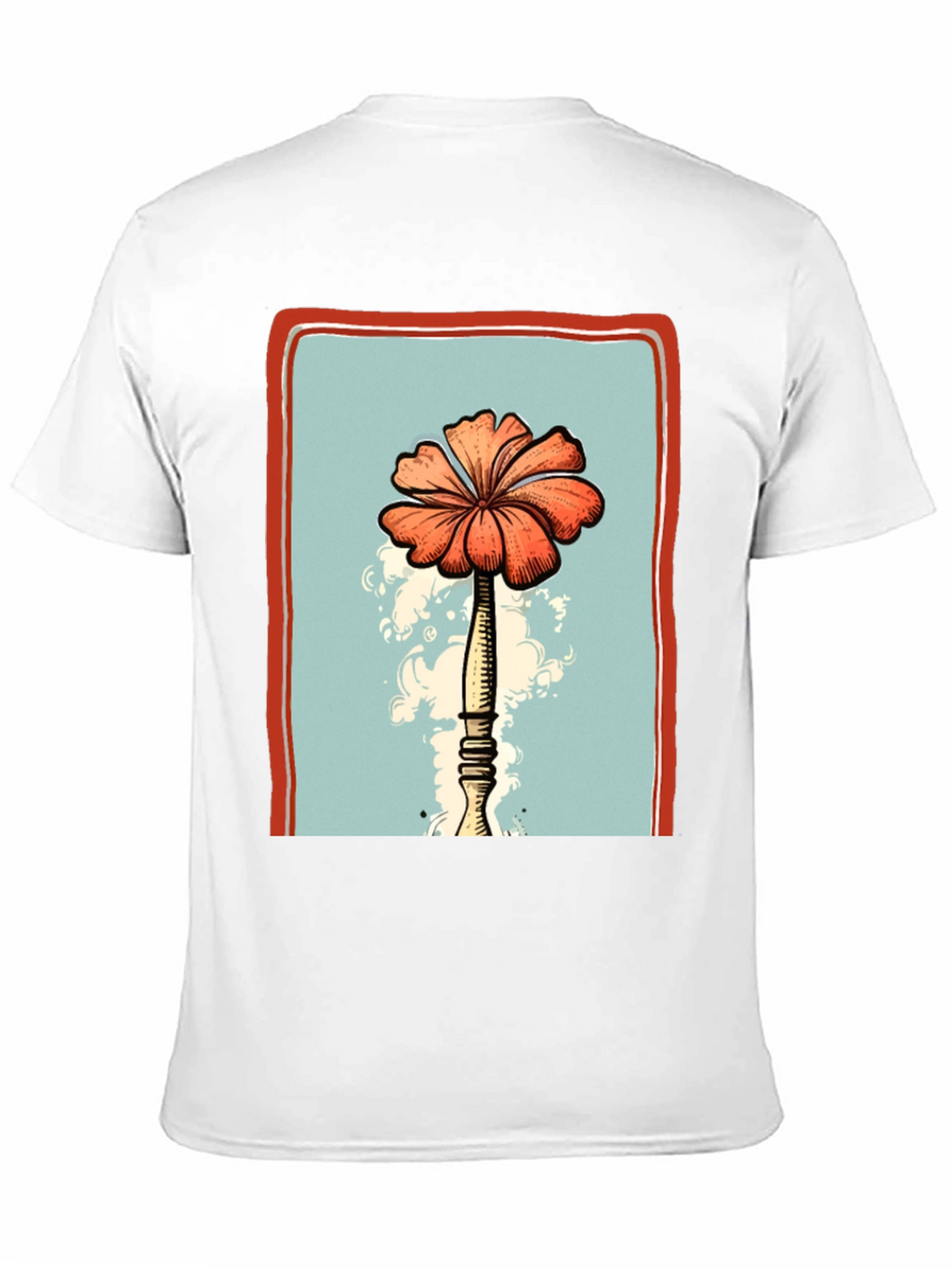 Floral Print Graphic T-Shirt - Unique Design