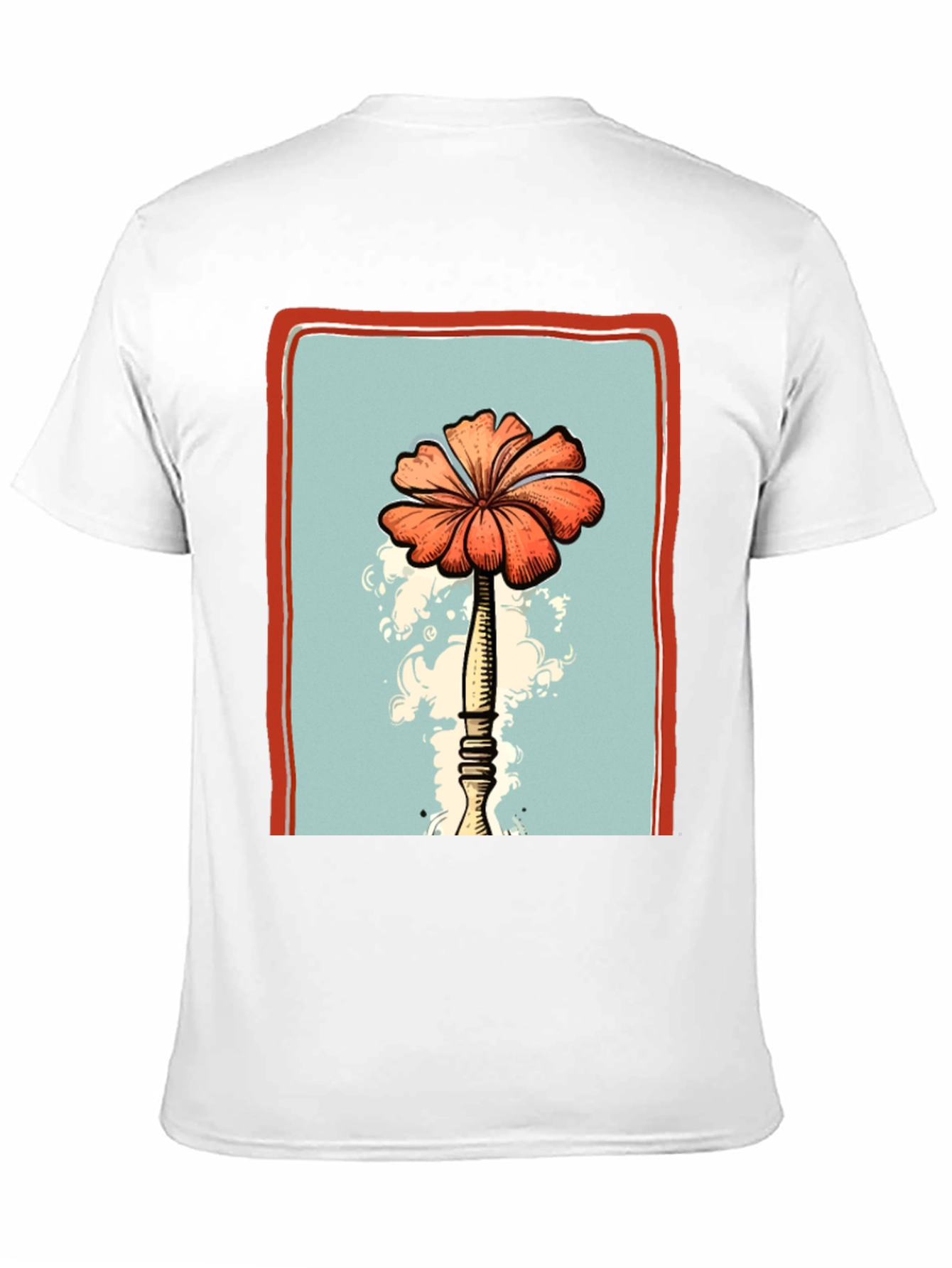 Floral Print Graphic T-Shirt - Unique Design