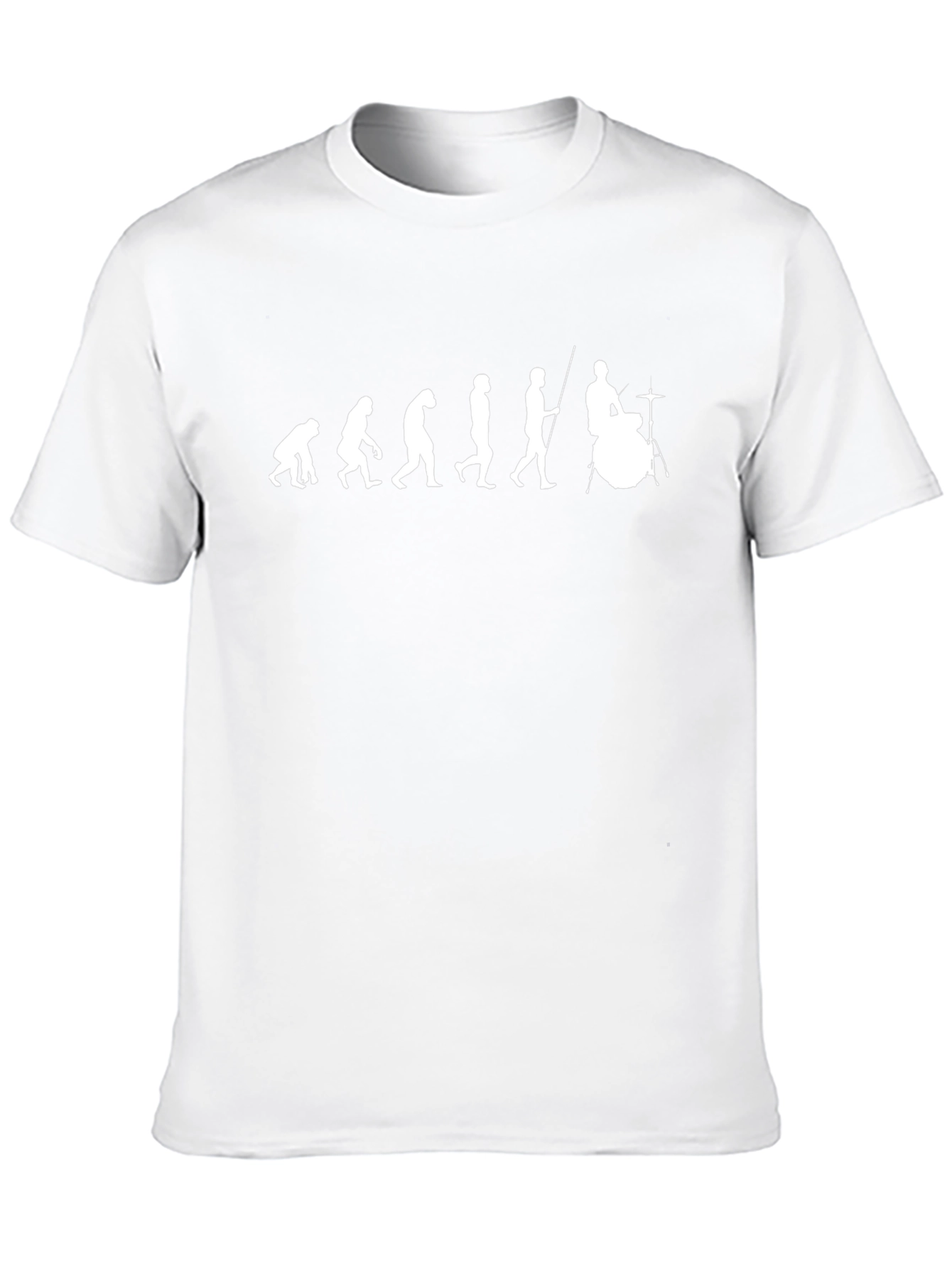 Evolution of Drummer T-Shirt - Black Cotton