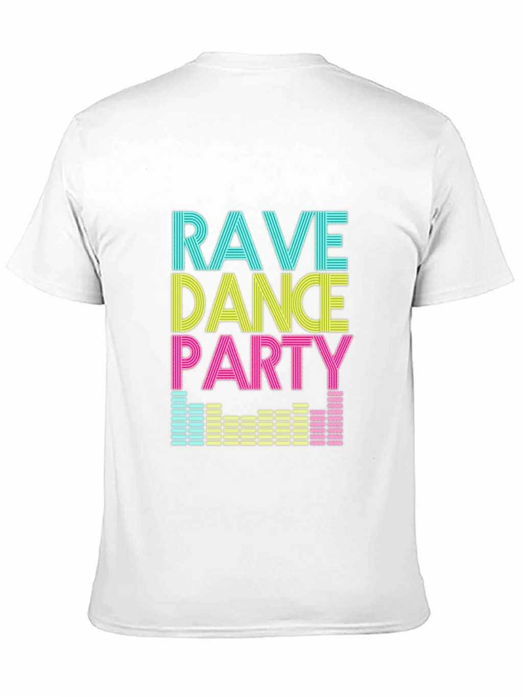 Rave Dance Party Graphic T-Shirt - Black