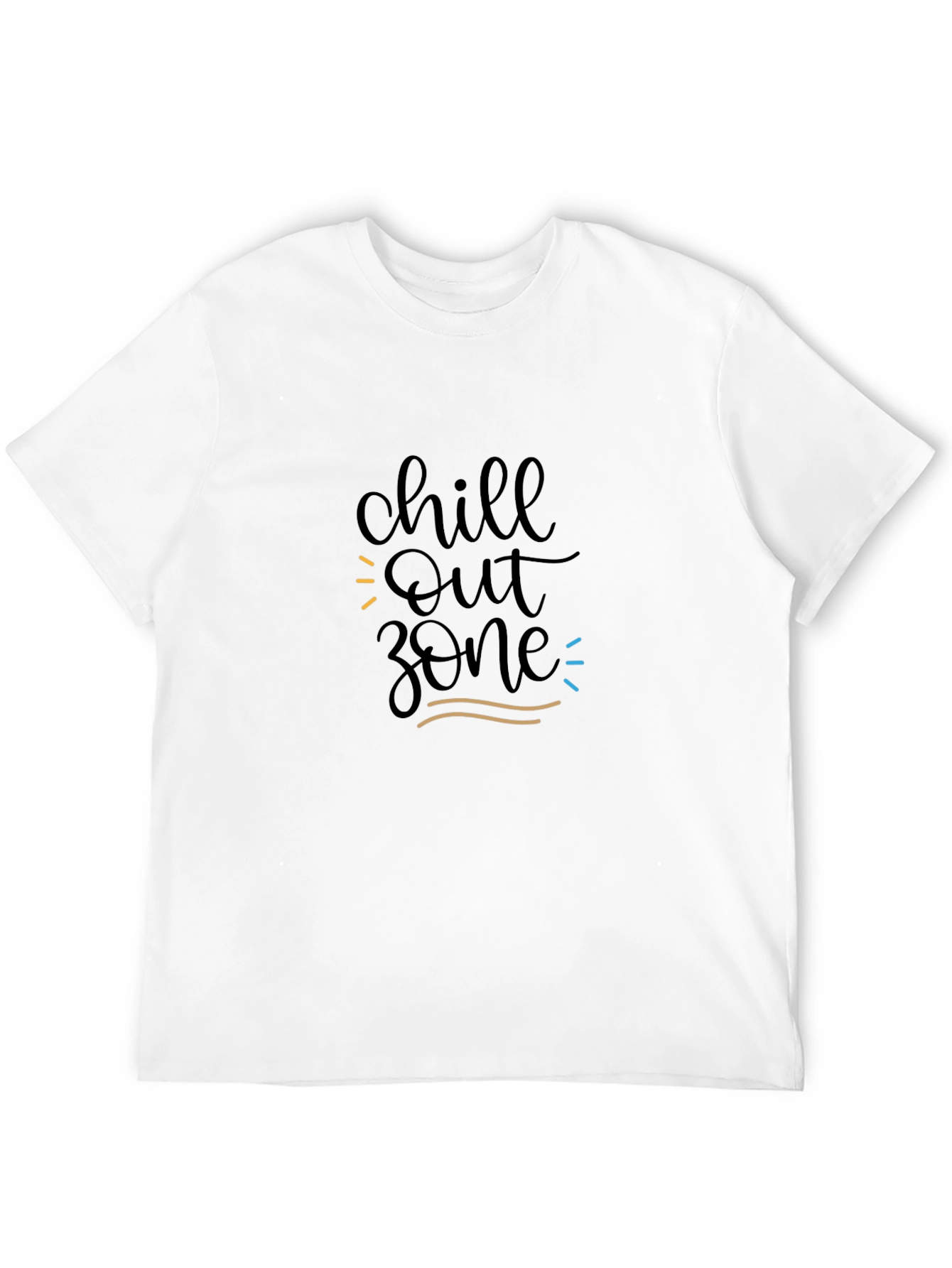 Chill Out Zone Graphic Tee - Black