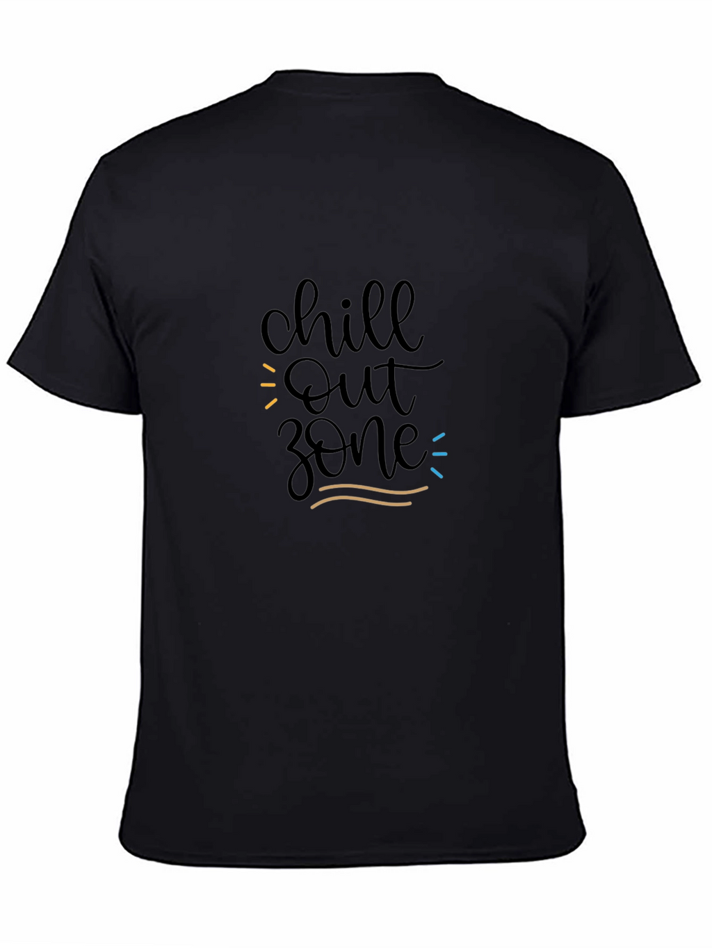 Chill Out Zone Graphic Tee - Black