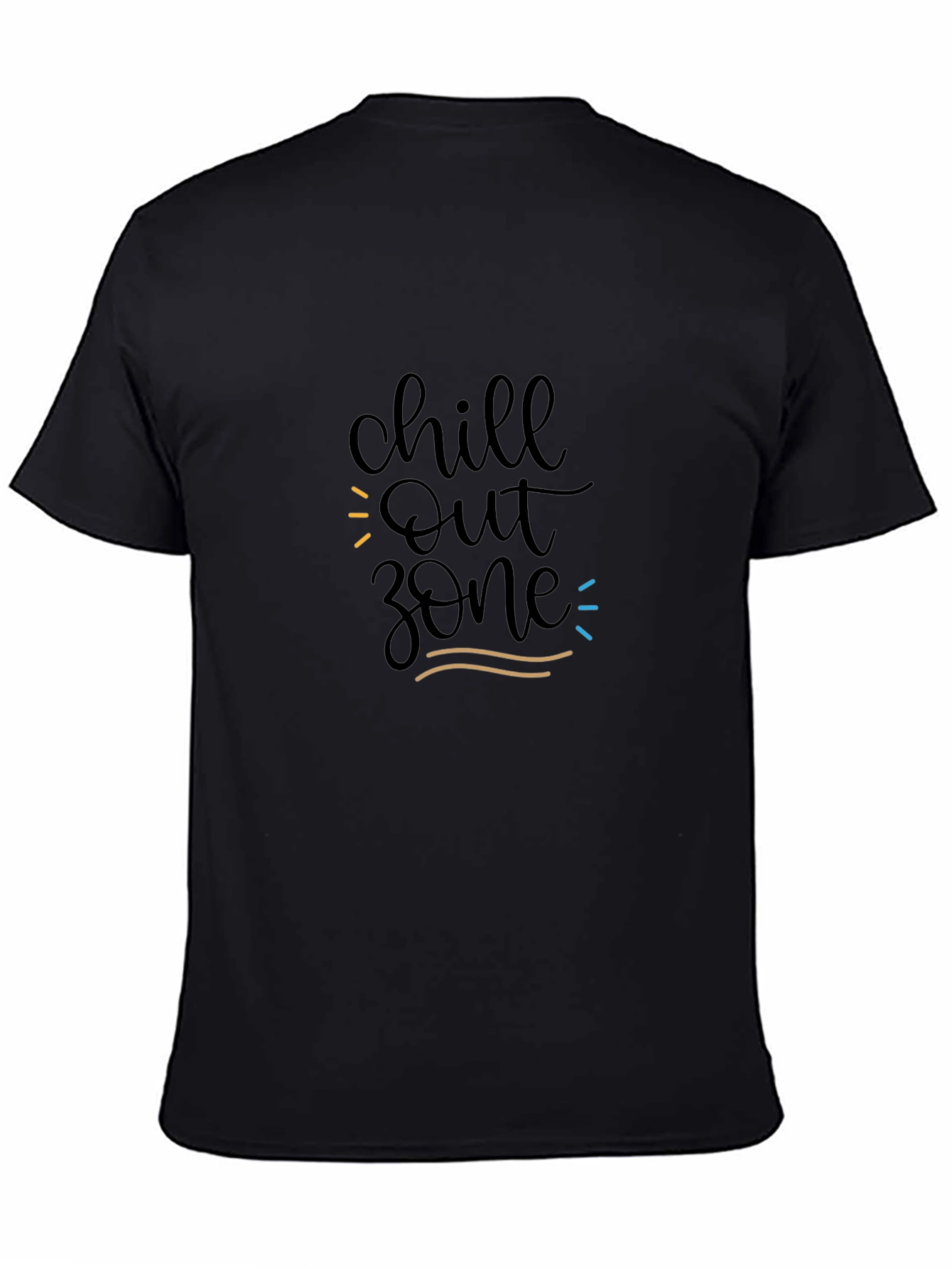 Chill Out Zone Graphic Tee - Black