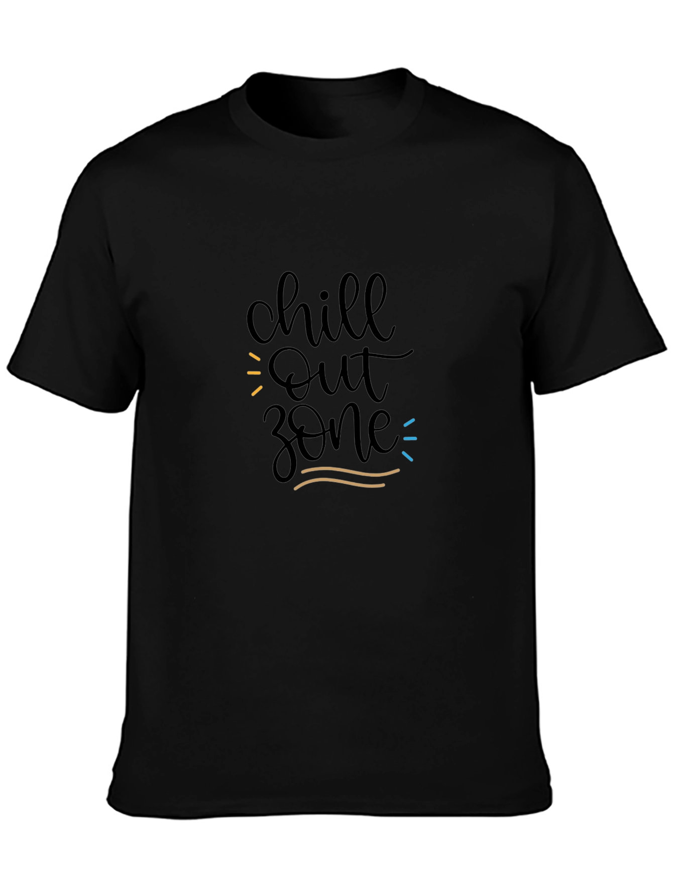 Chill Out Zone Graphic Tee - Black