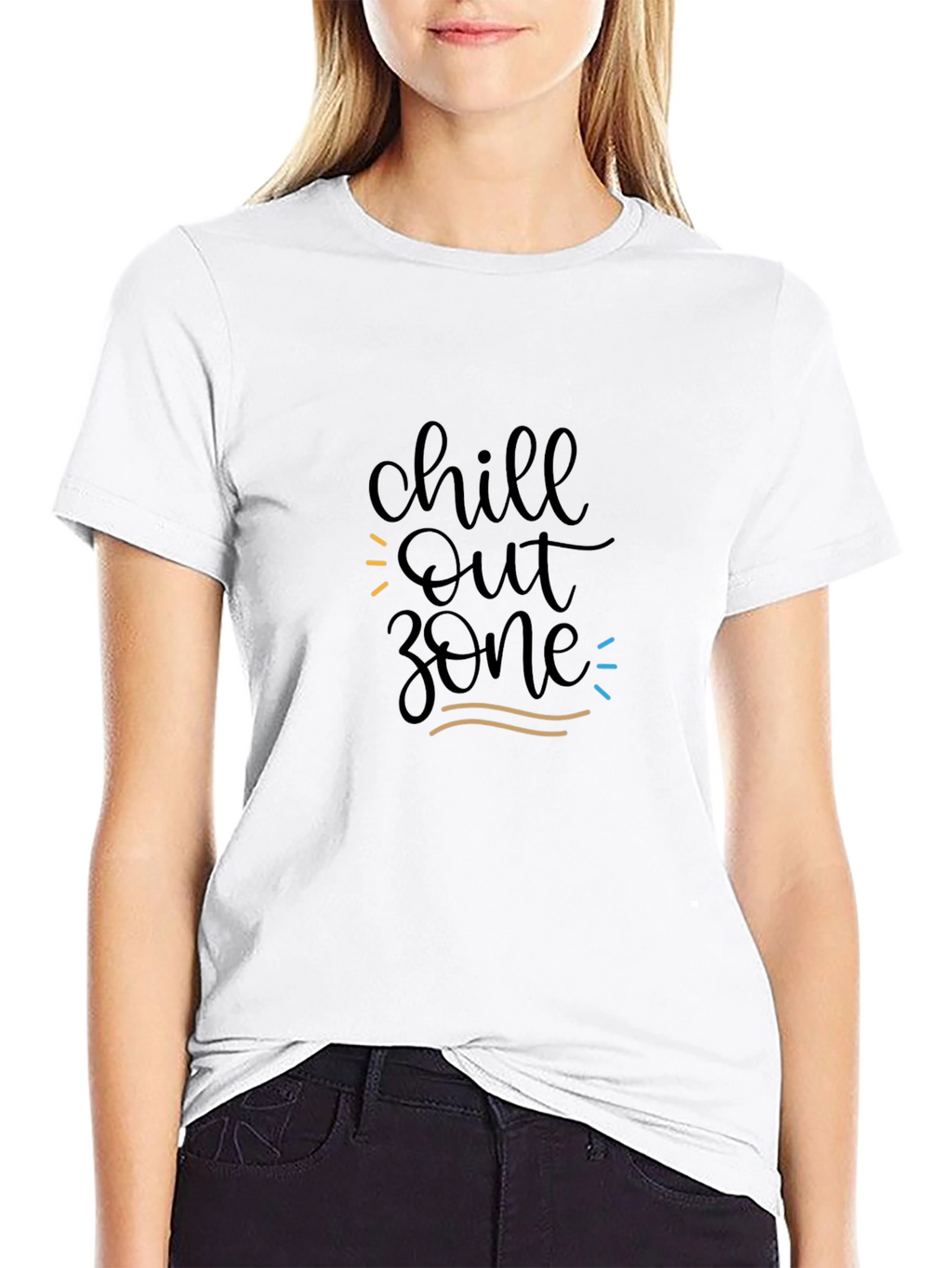 Chill Out Zone Graphic Tee - Black