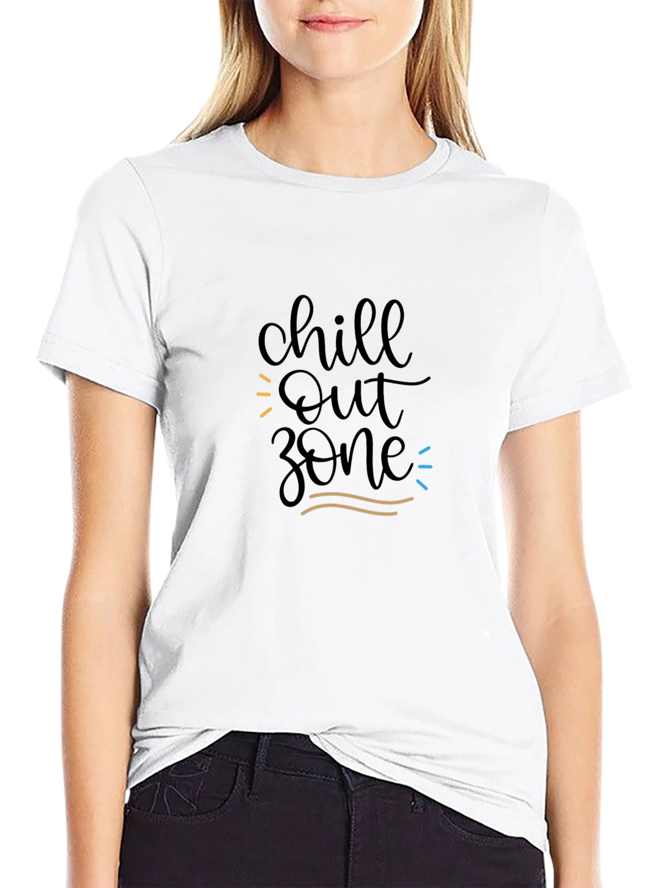 Chill Out Zone Graphic Tee - Black