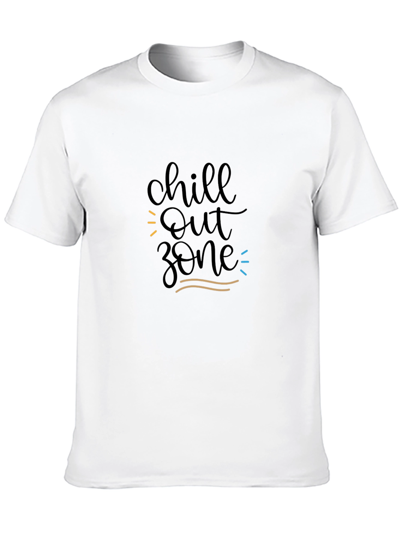 Chill Out Zone Graphic Tee - Black
