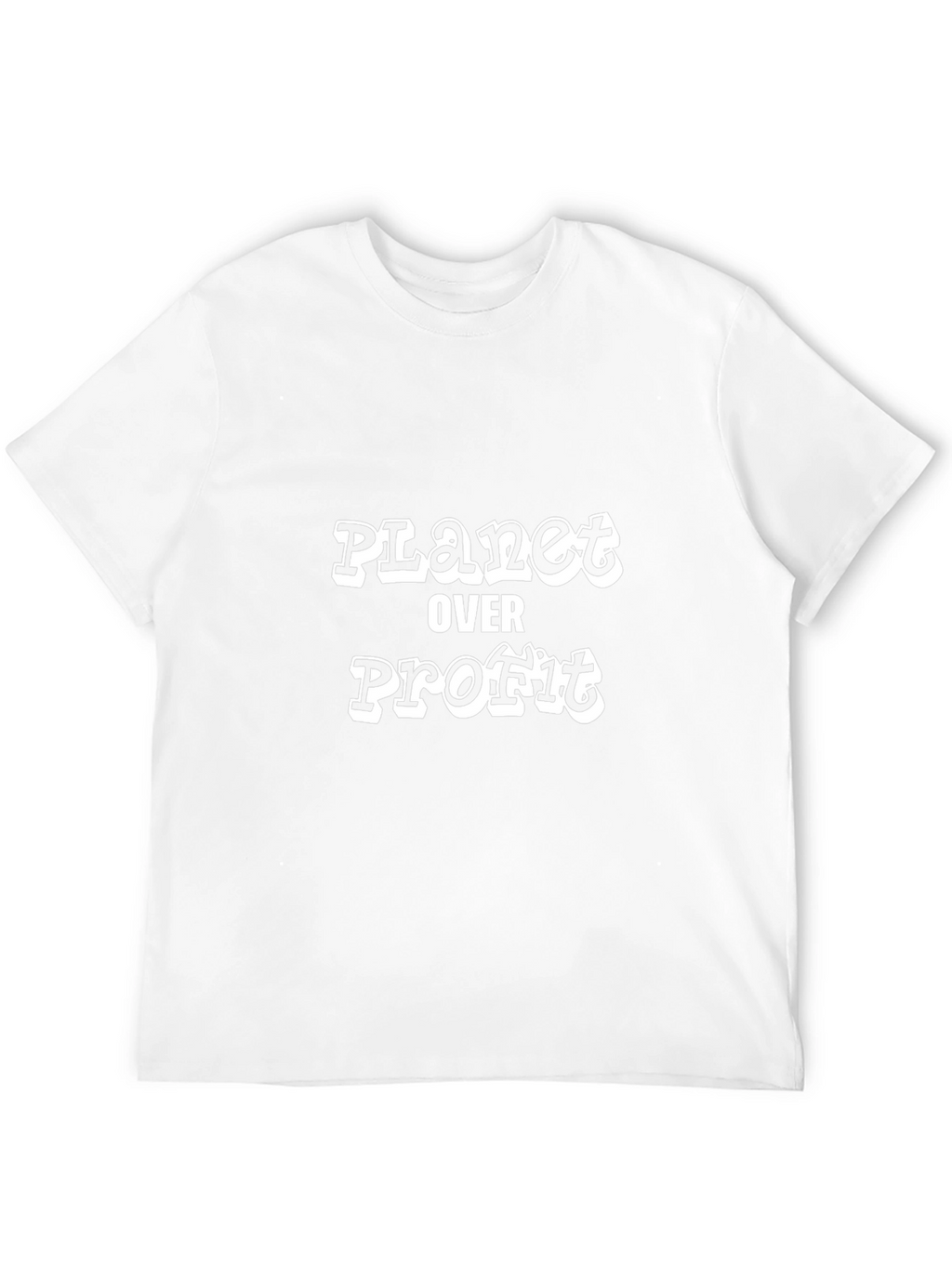 Planet Over Profit Graphic Tee - Eco-Friendly Activism