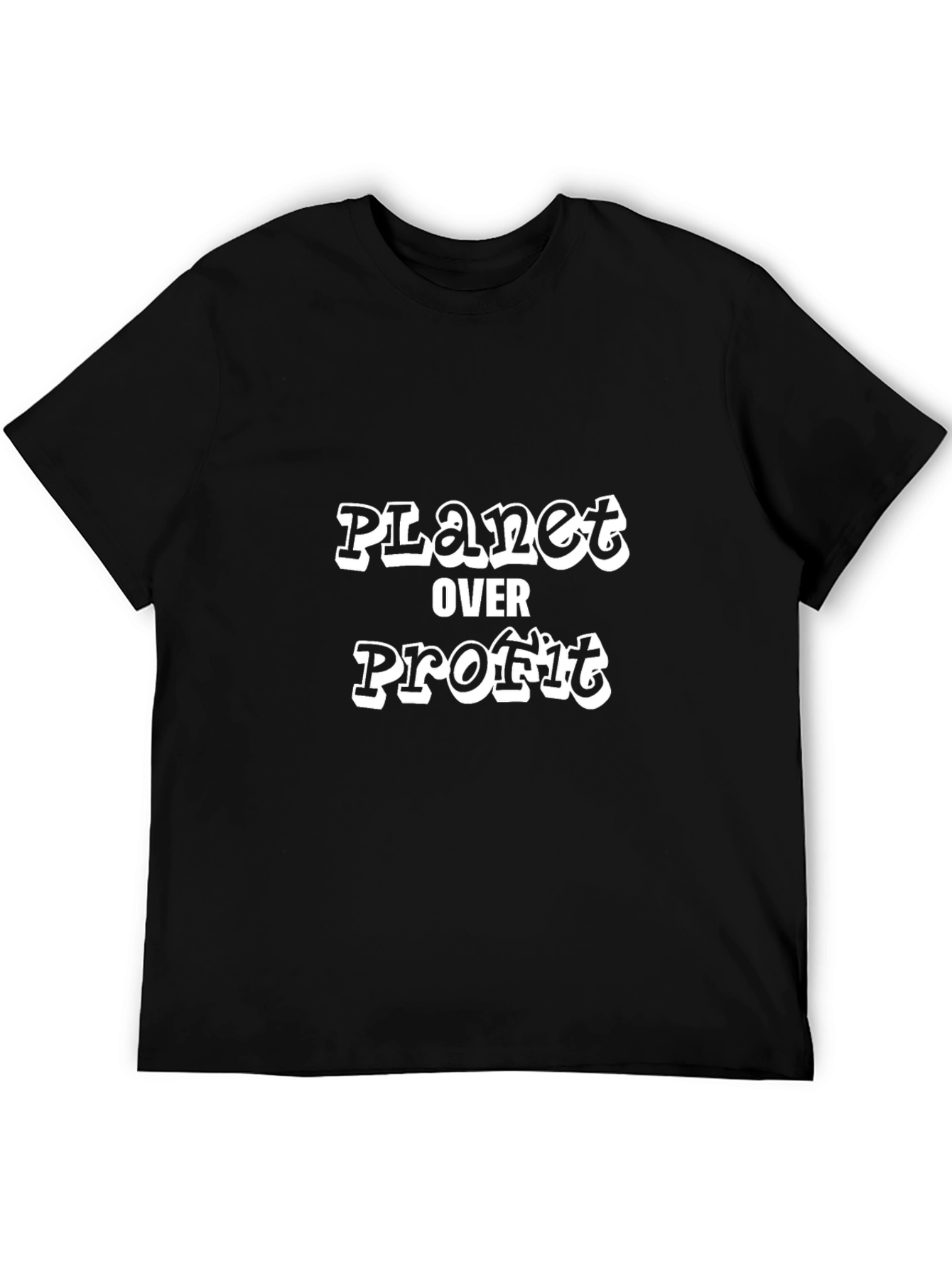 Planet Over Profit Graphic Tee - Eco-Friendly Activism