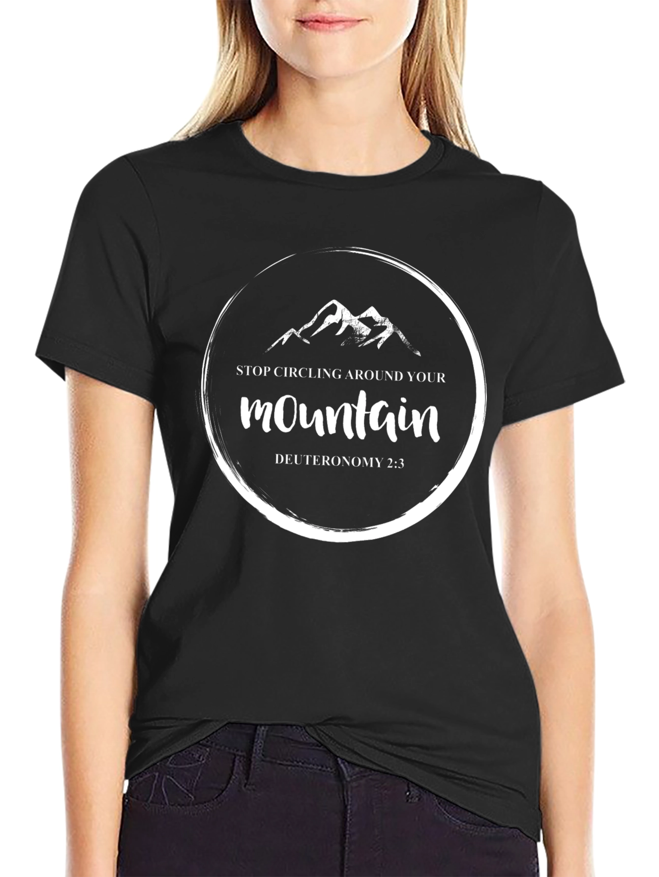 Motivational Mountain Graphic T-Shirt