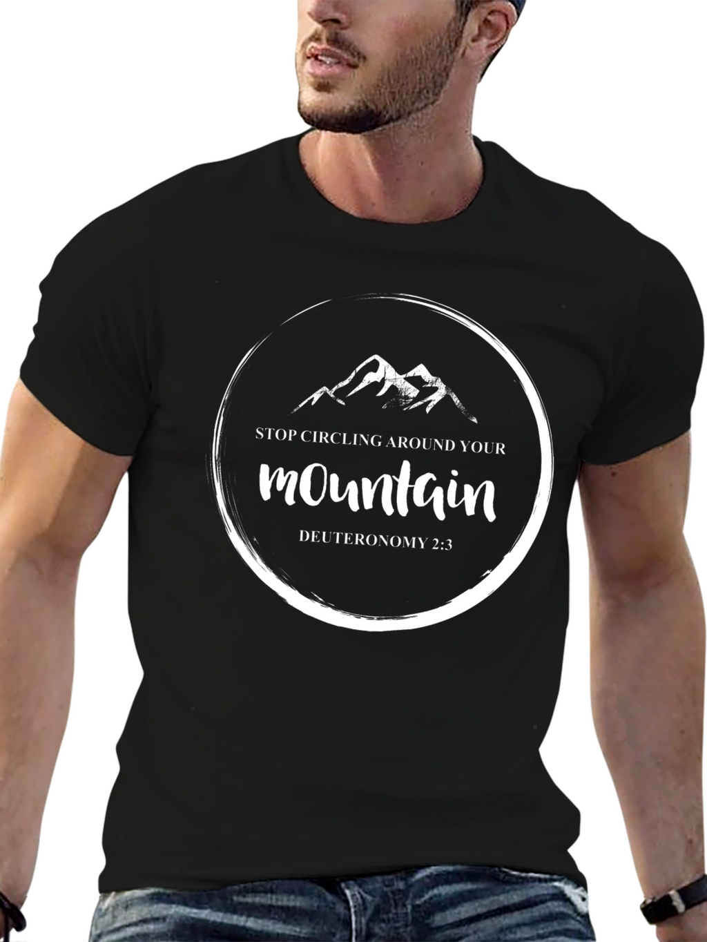 Motivational Mountain Graphic T-Shirt