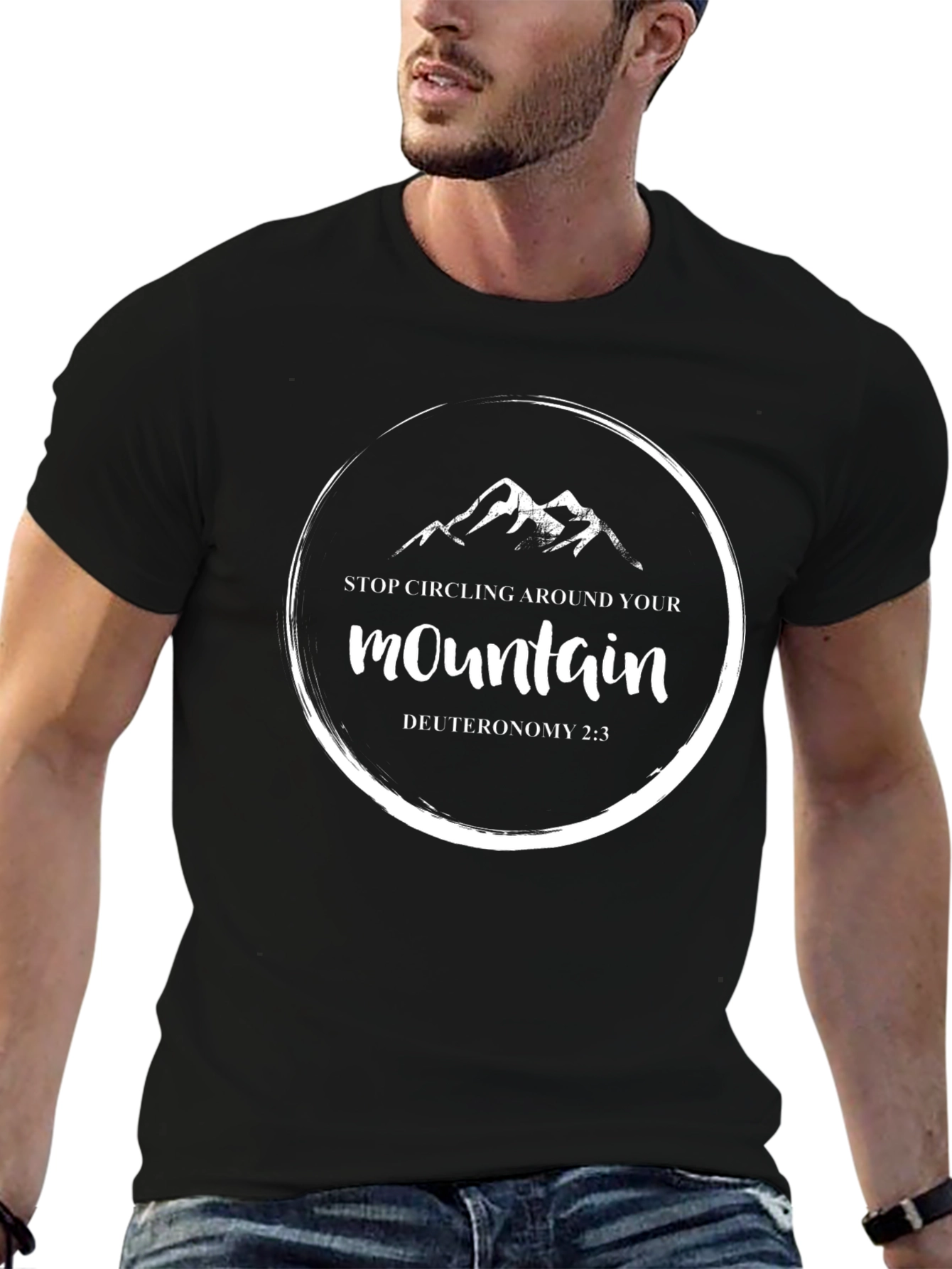 Motivational Mountain Graphic T-Shirt