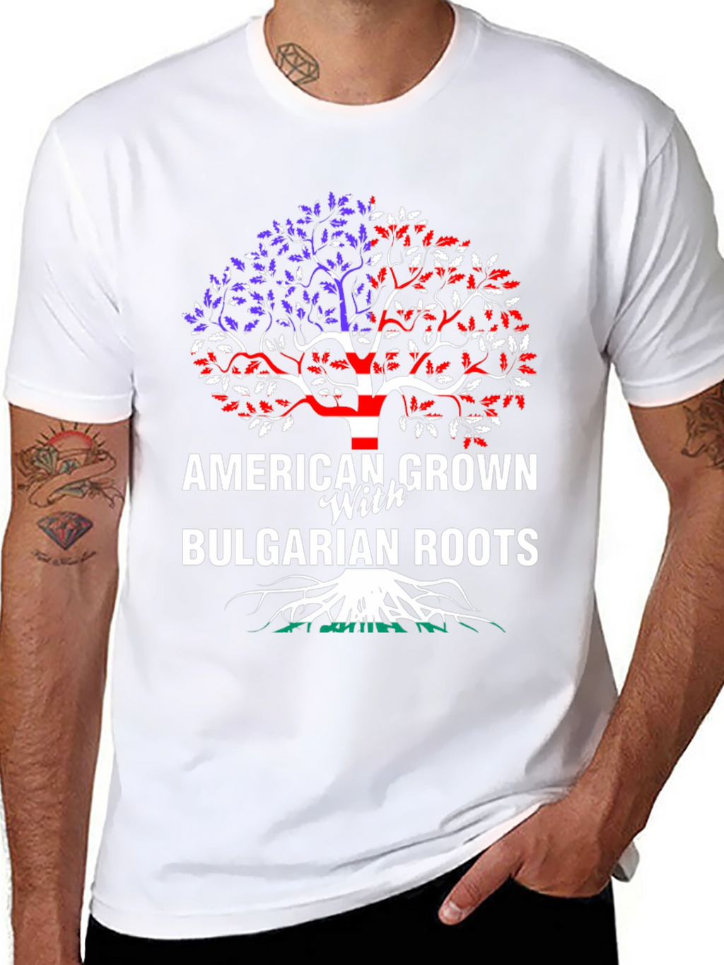 American Grown with Bulgarian Roots T-Shirt