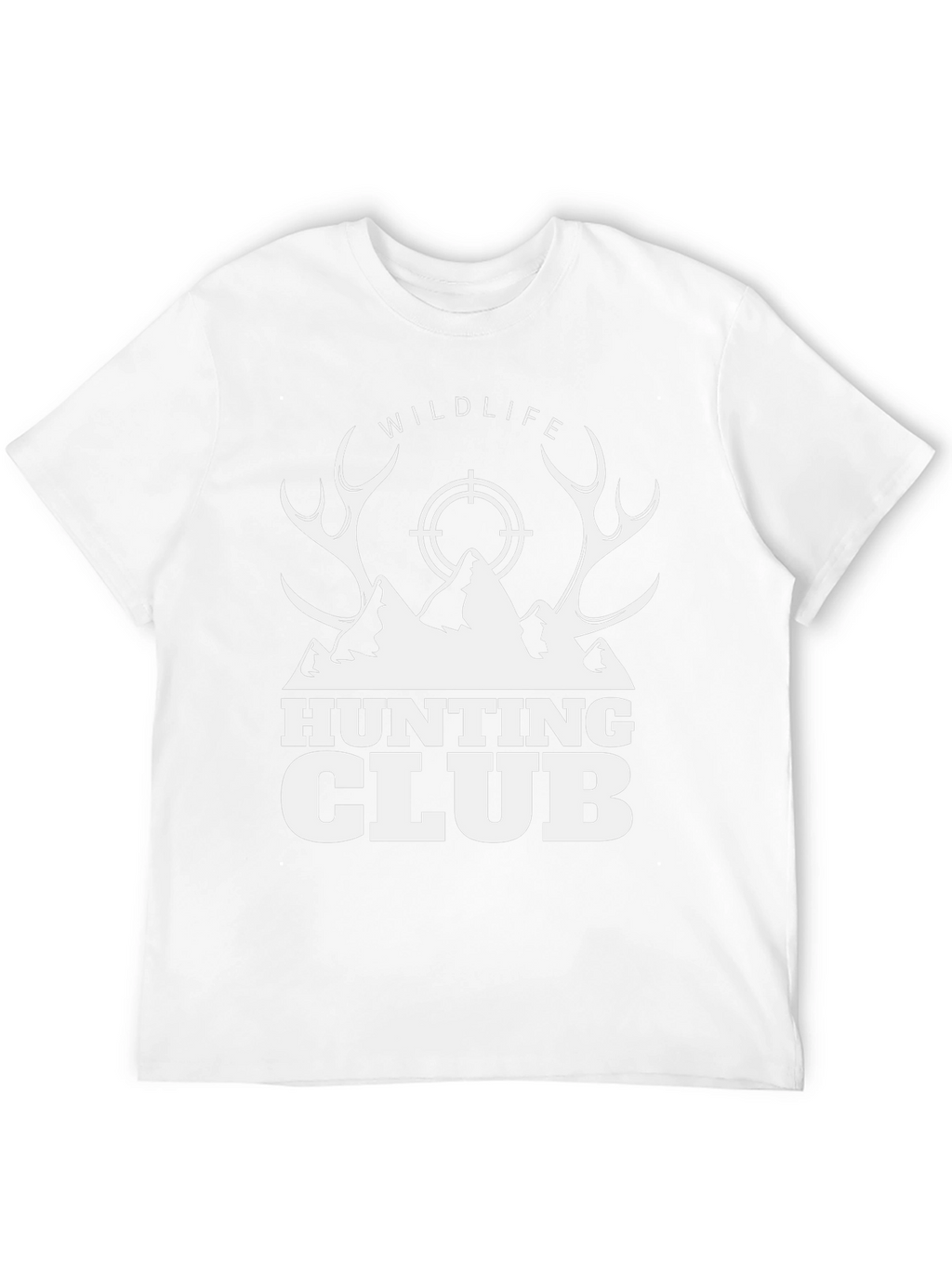 Wildlife Hunting Club Graphic T-Shirt - Black