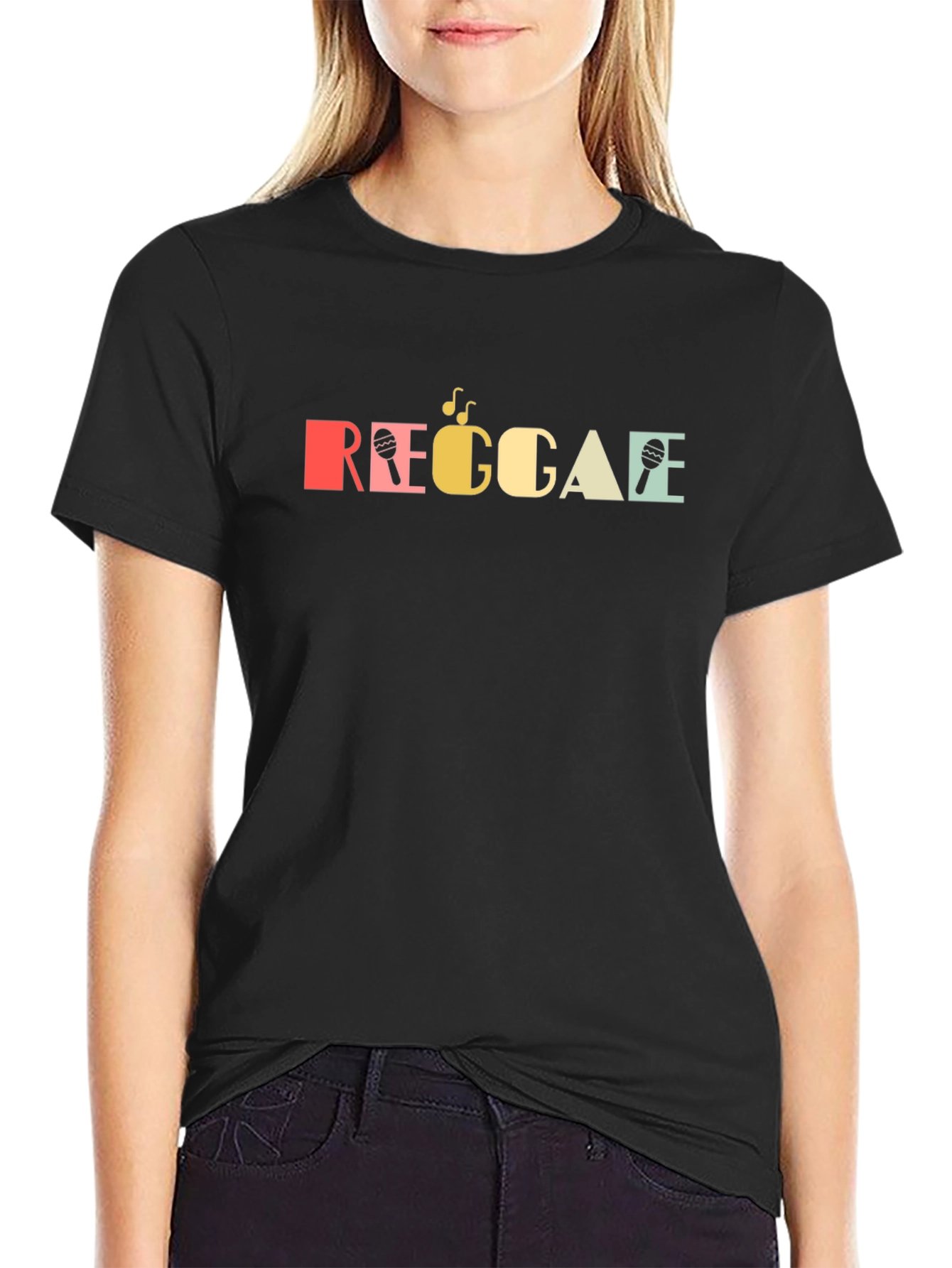 Retro Reggae T-Shirt - Colorful Music Lover Tee