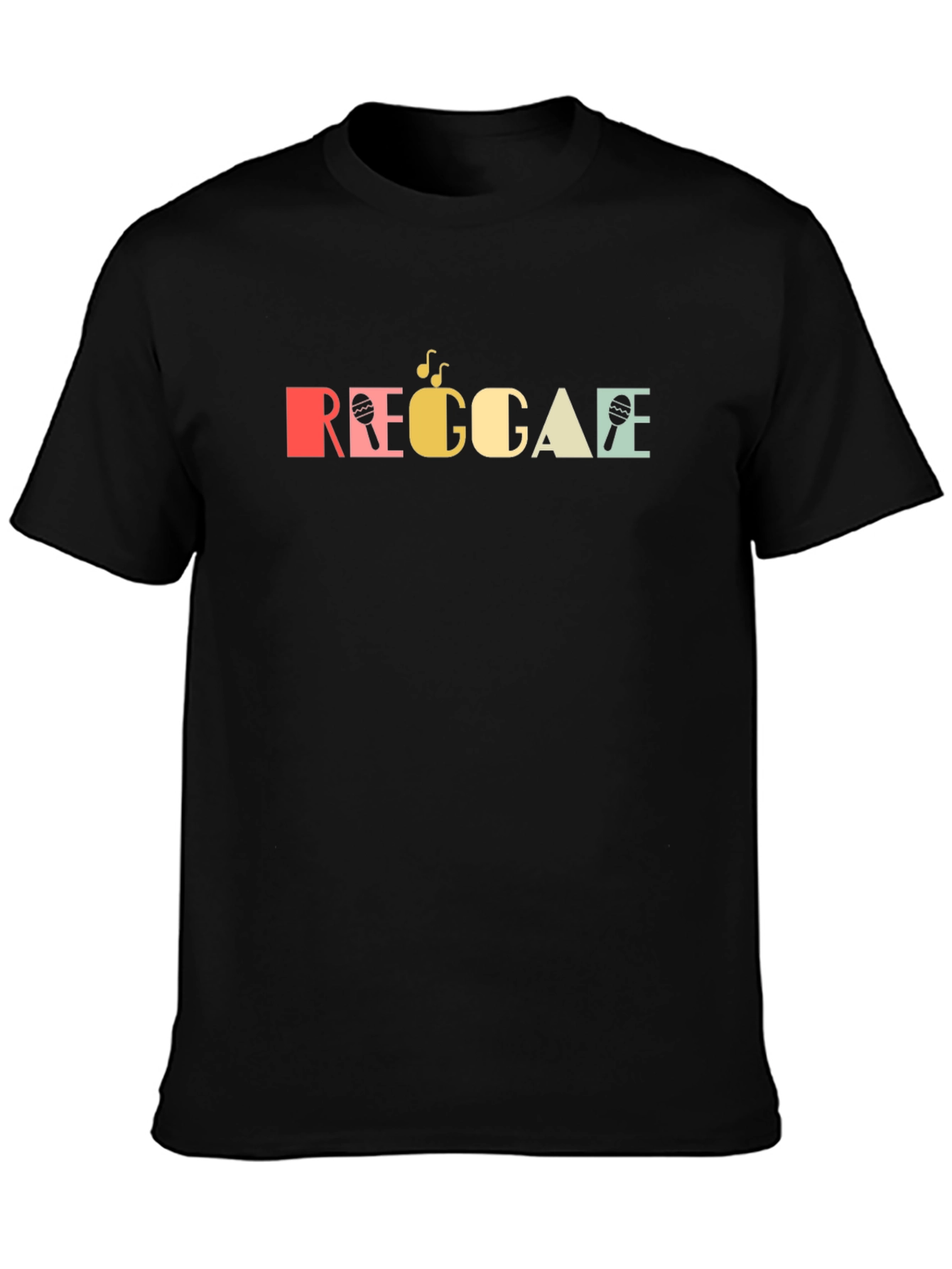 Retro Reggae T-Shirt - Colorful Music Lover Tee