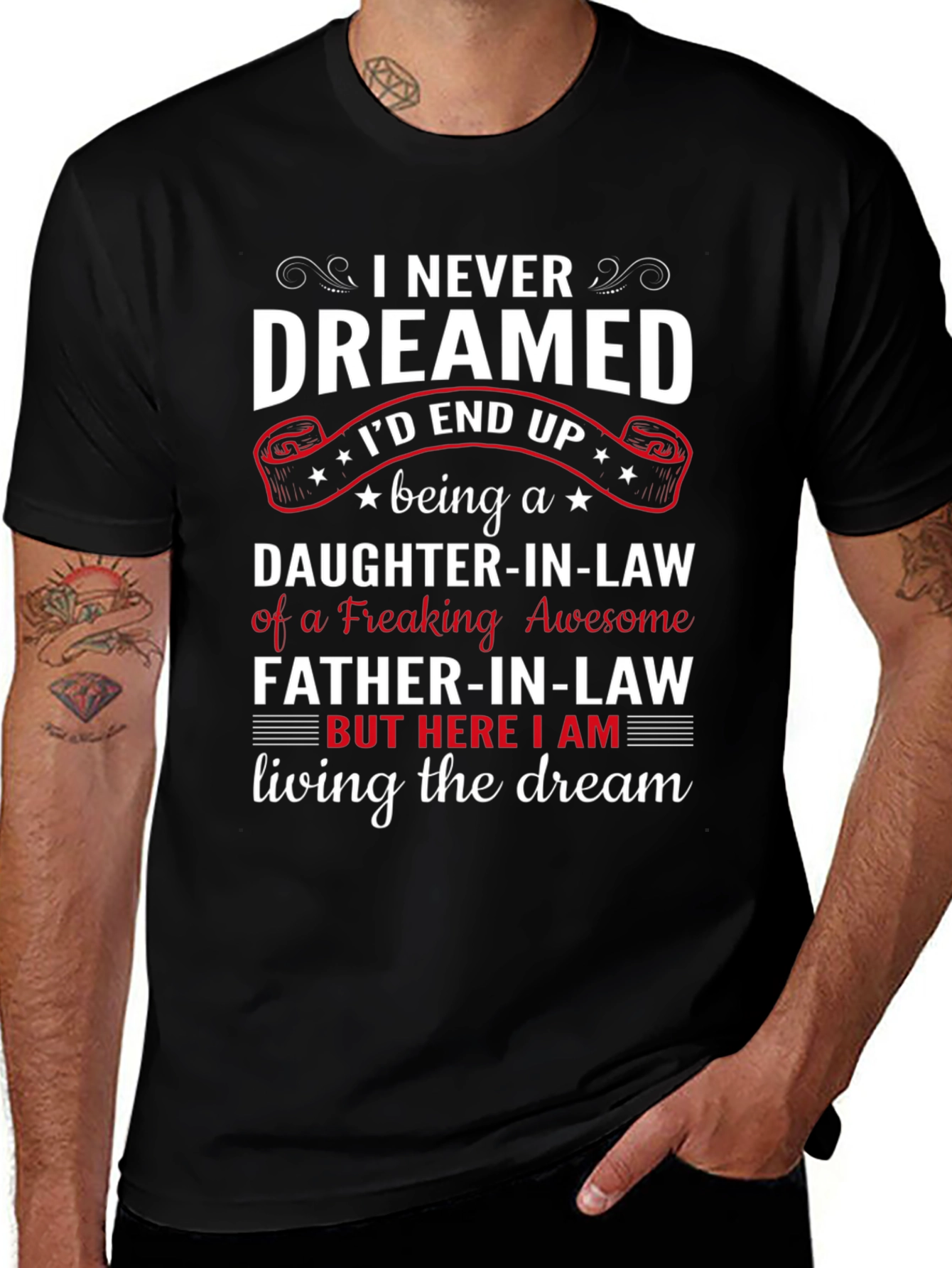 Daughter-in-Law/Father-in-Law Graphic T-Shirt