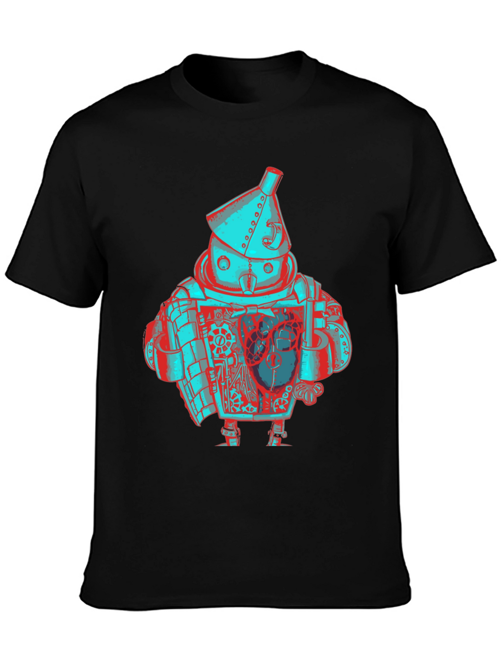 Heart Robot Graphic T-Shirt
